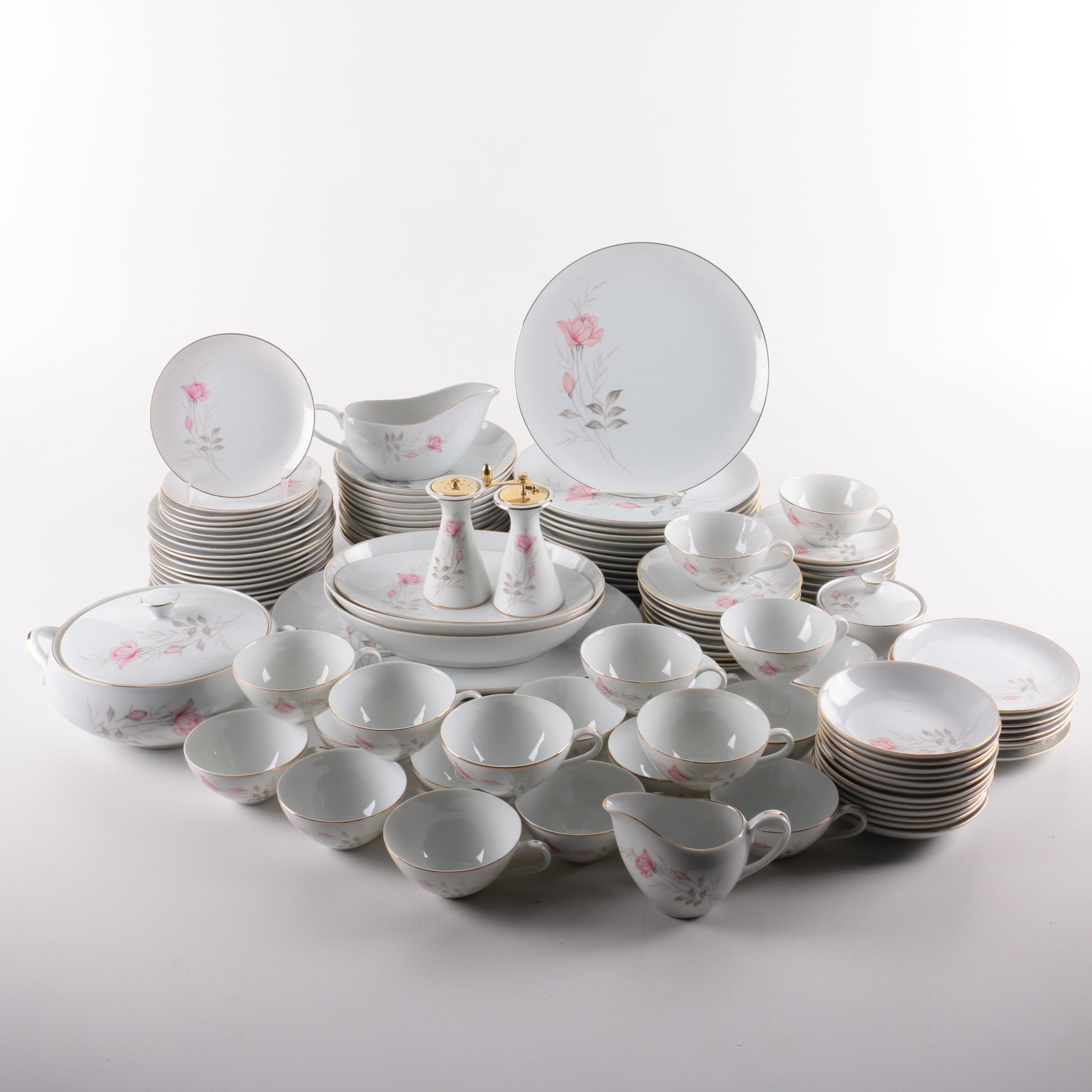 Camelot "American Rose" China Dinner Service