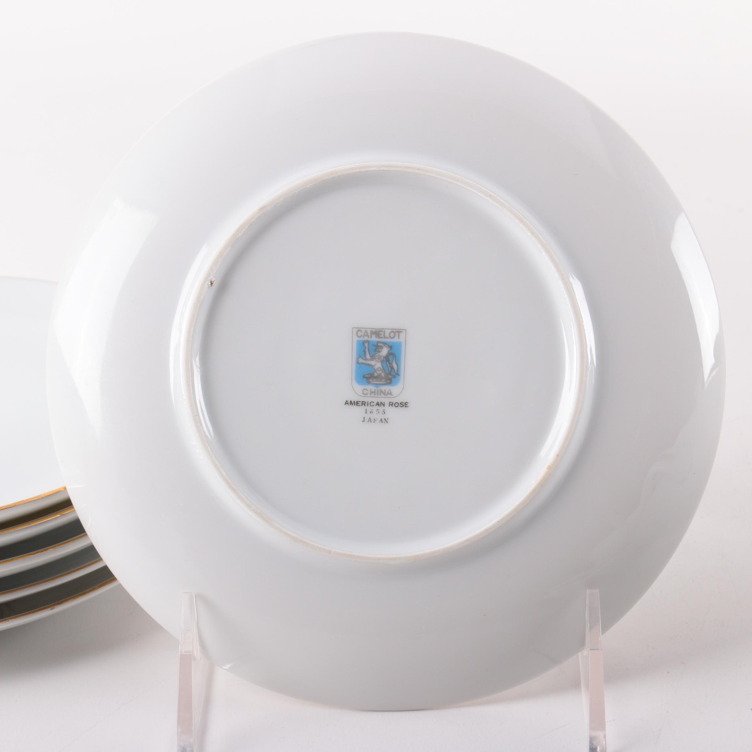 Camelot "American Rose" China Dinner Service