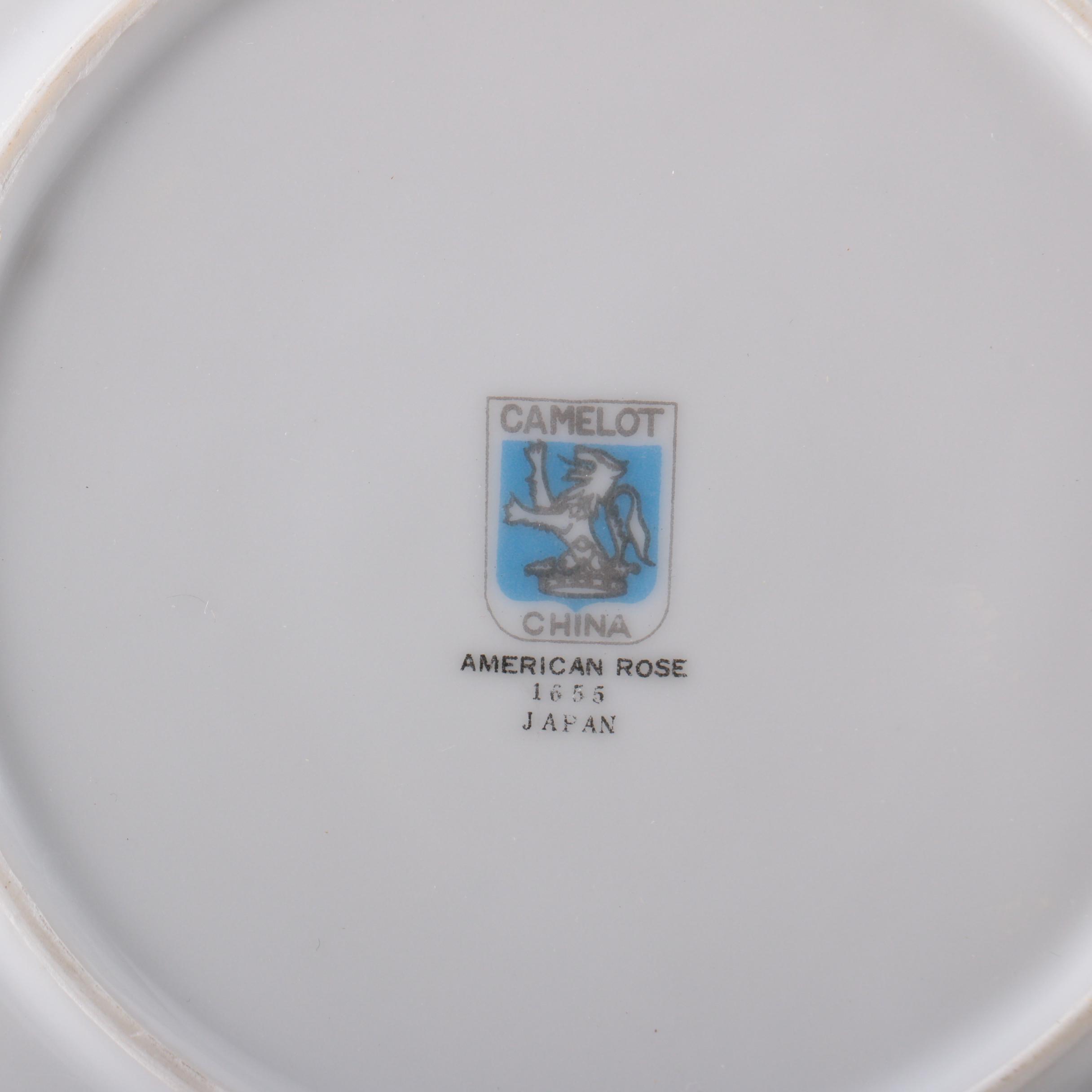 Camelot "American Rose" China Dinner Service
