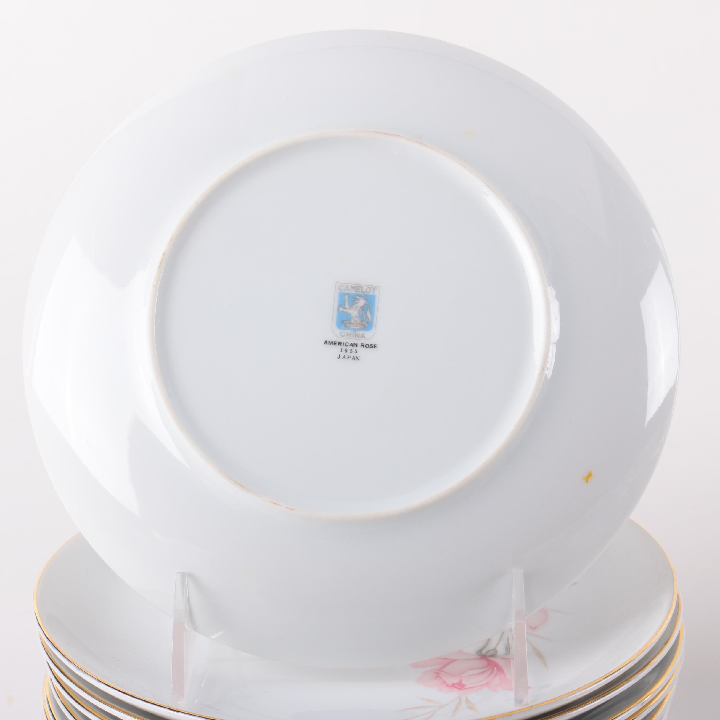 Camelot "American Rose" China Dinner Service