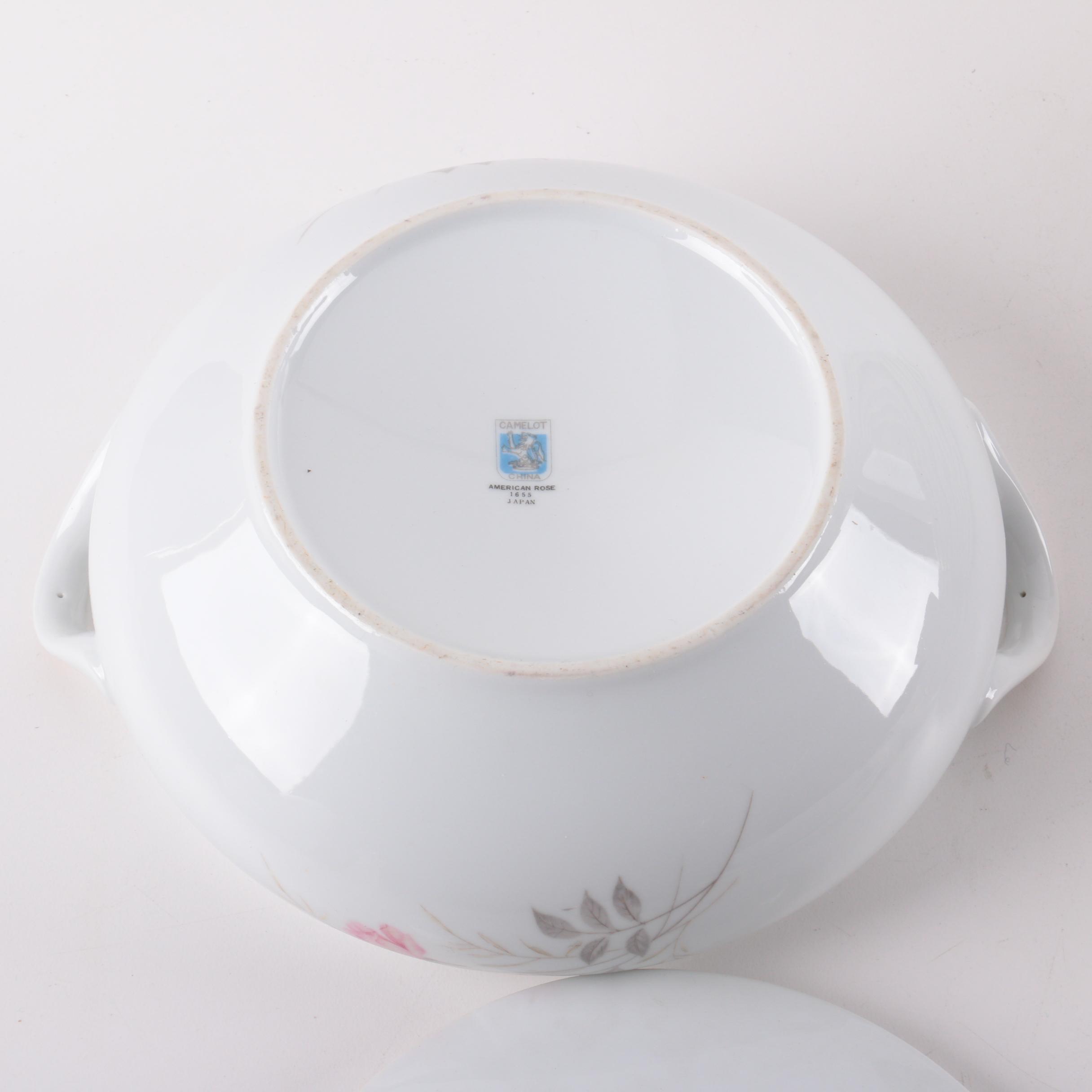 Camelot "American Rose" China Dinner Service