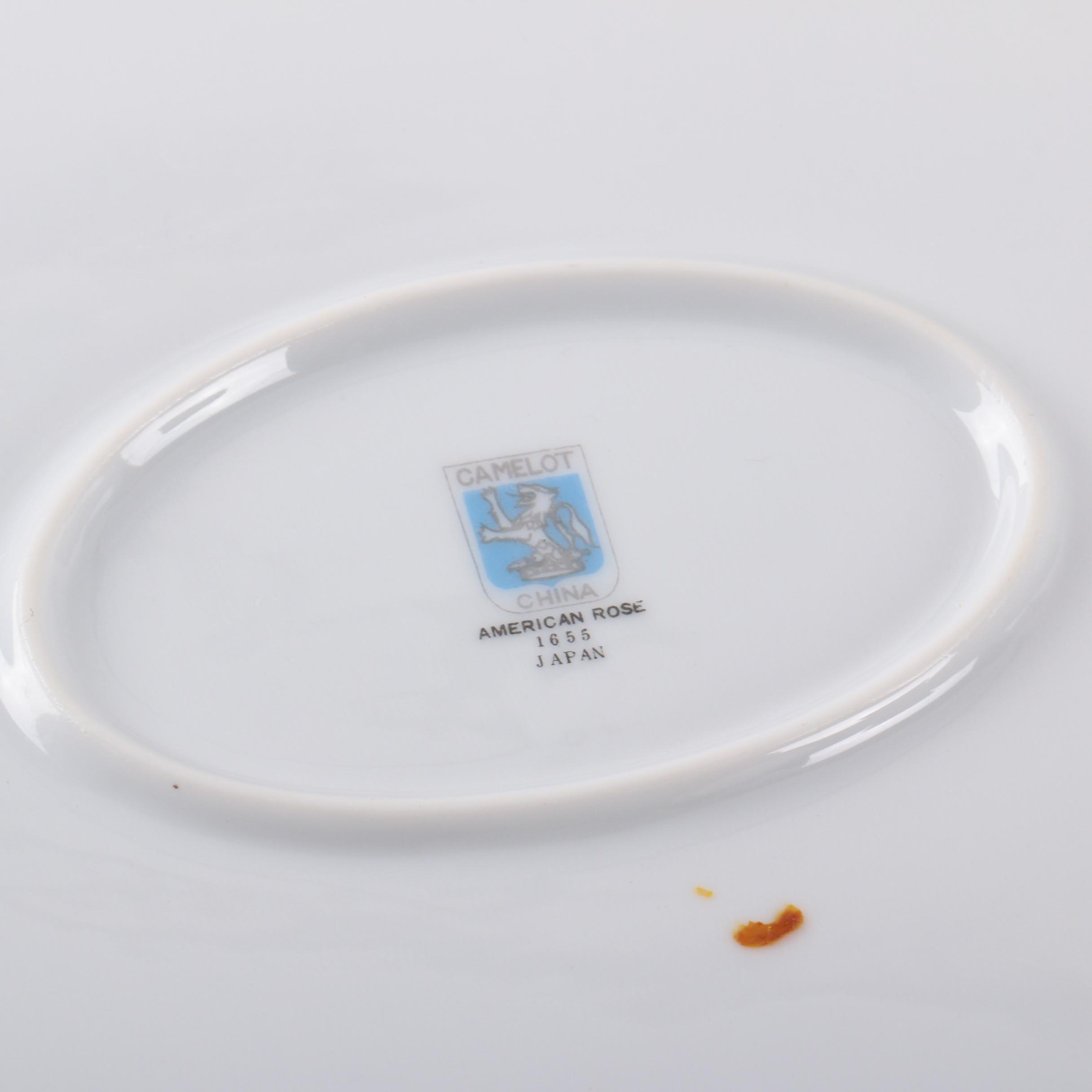 Camelot "American Rose" China Dinner Service