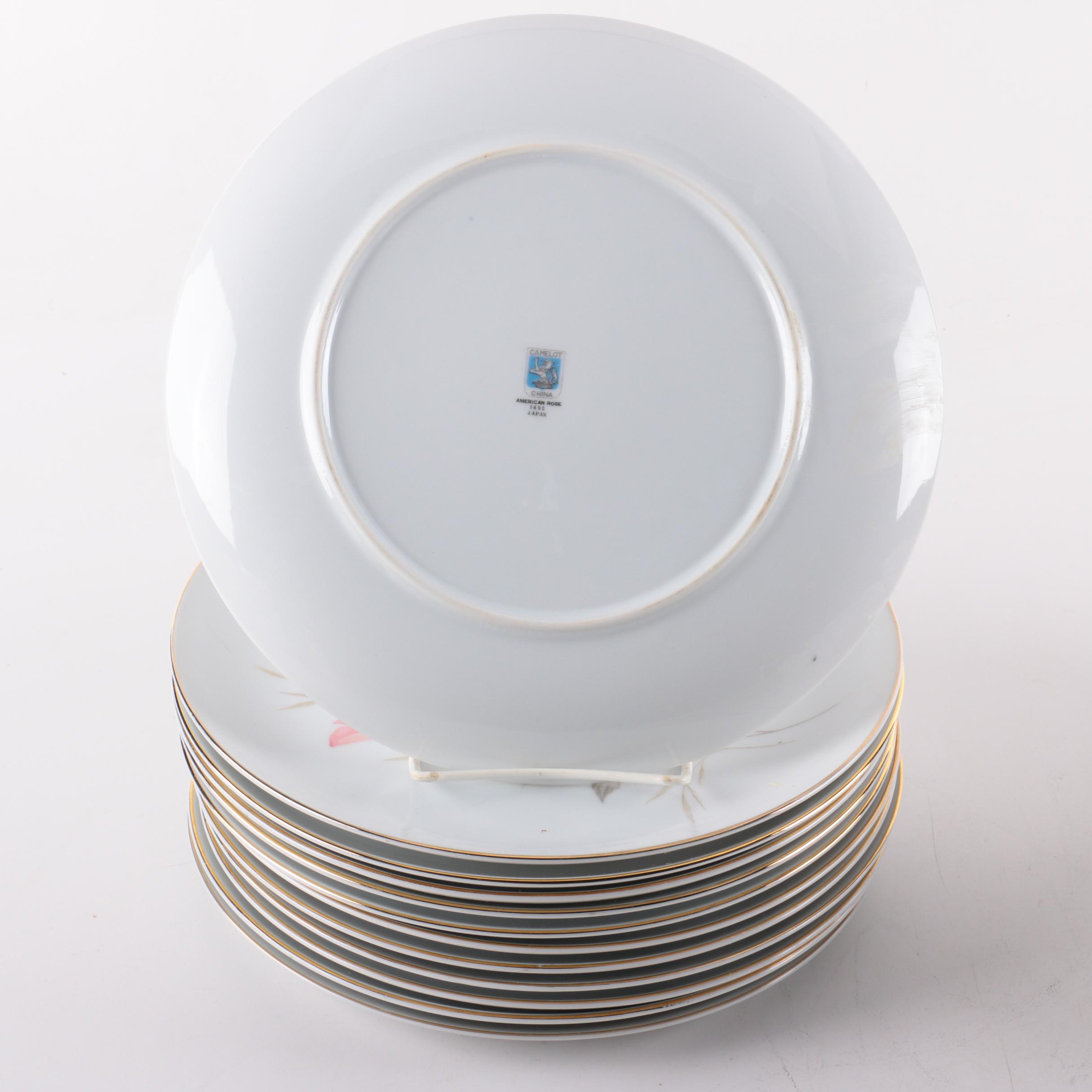 Camelot "American Rose" China Dinner Service