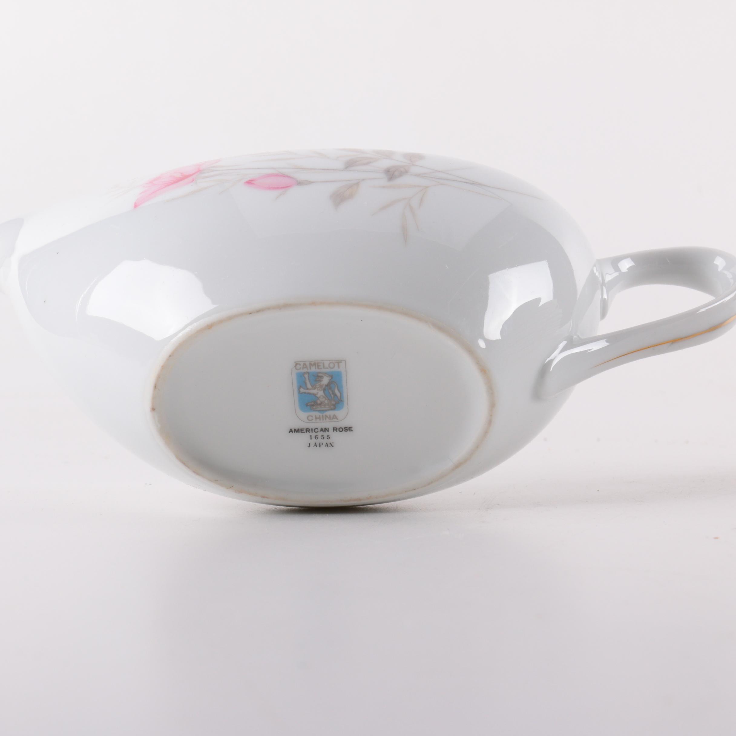 Camelot "American Rose" China Dinner Service