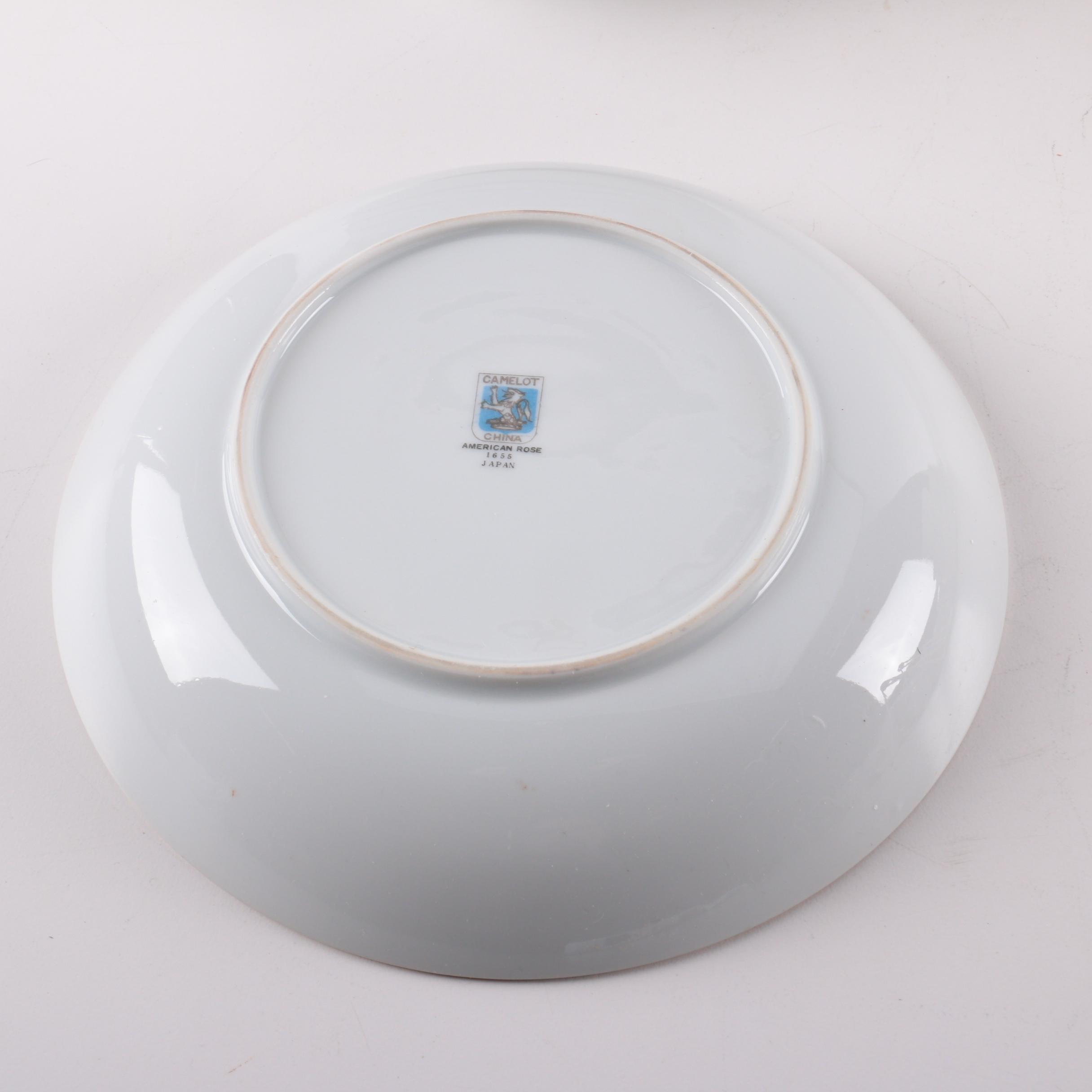 Camelot "American Rose" China Dinner Service