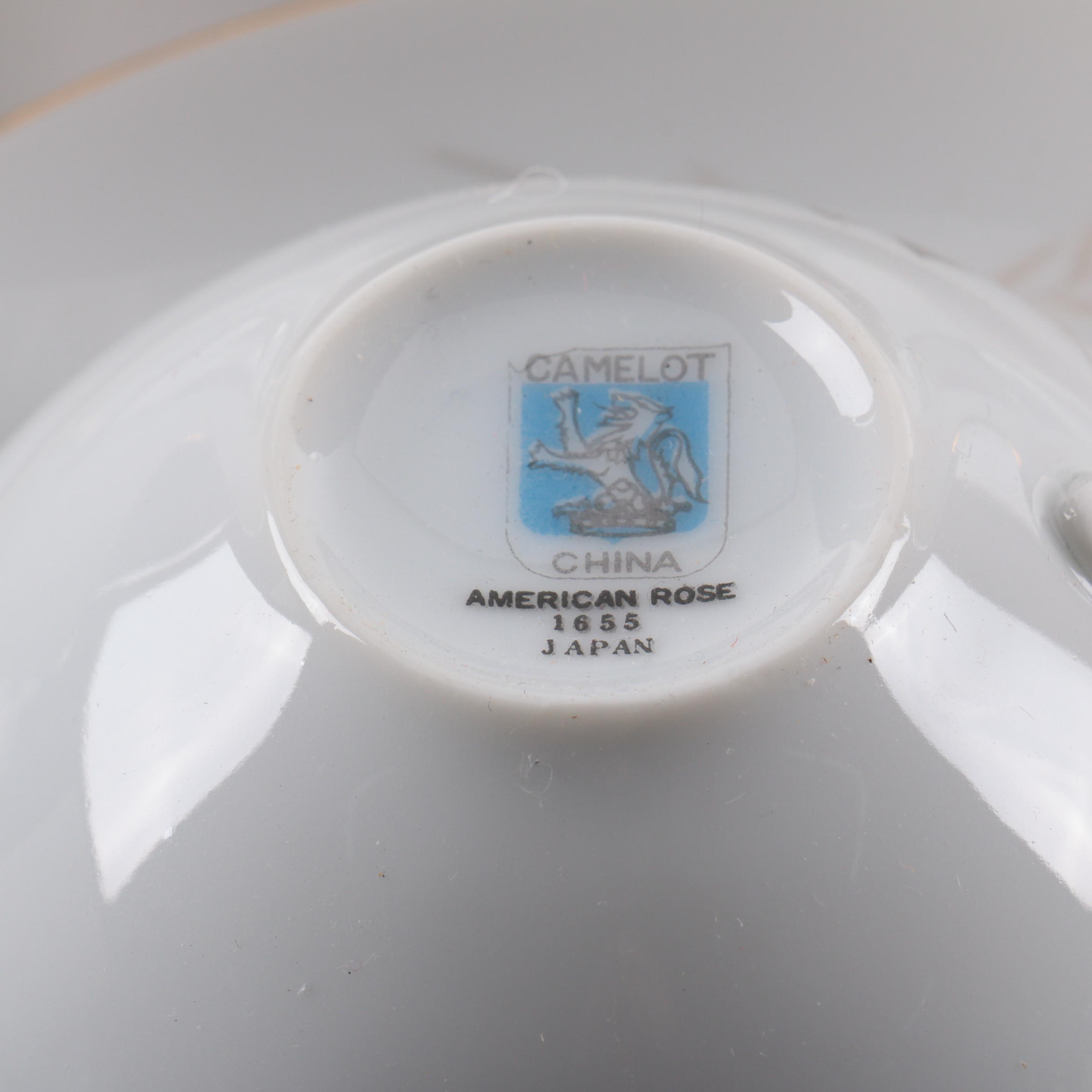 Camelot "American Rose" China Dinner Service