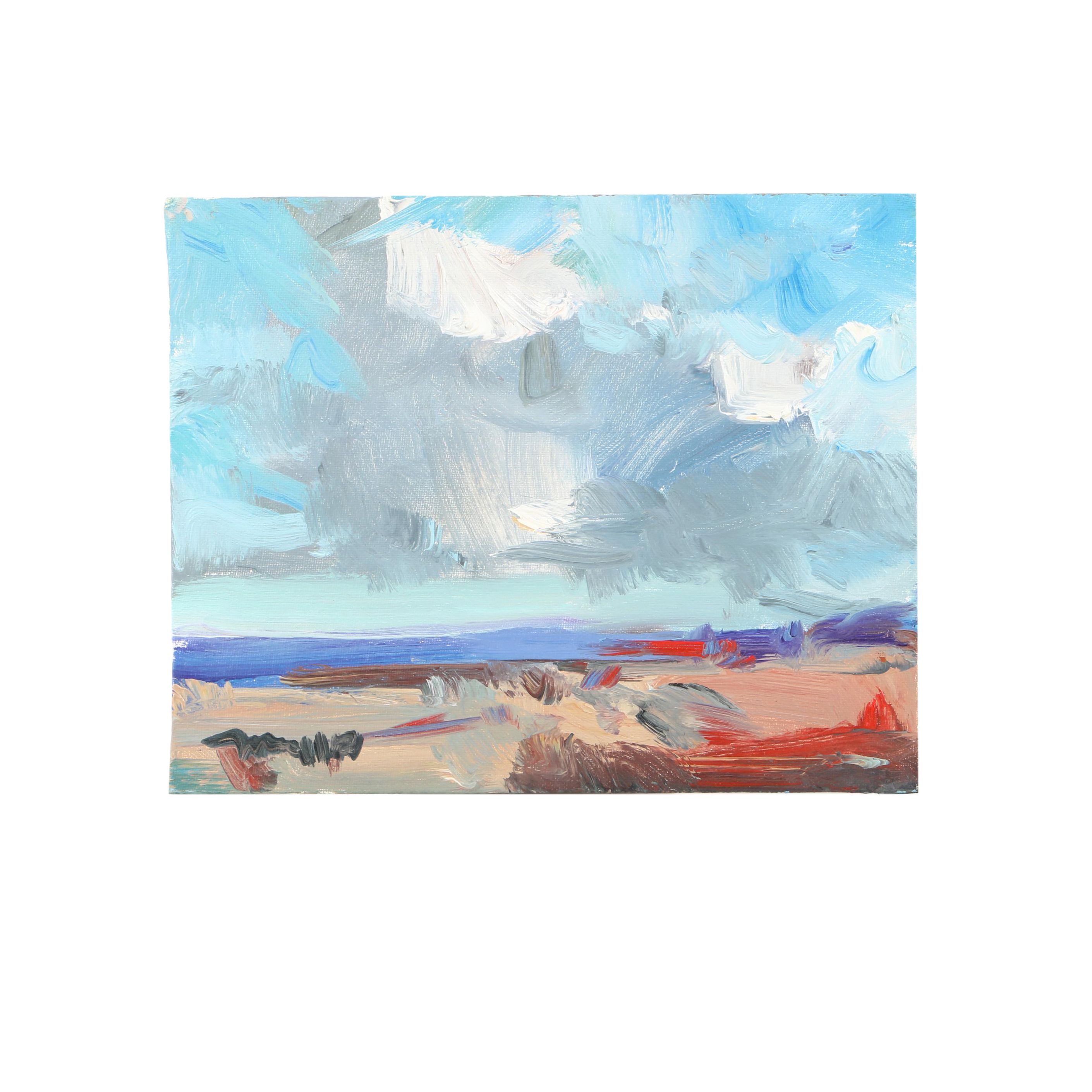 Jose Trujillo Oil Painting on Canvas "Desert Sky"