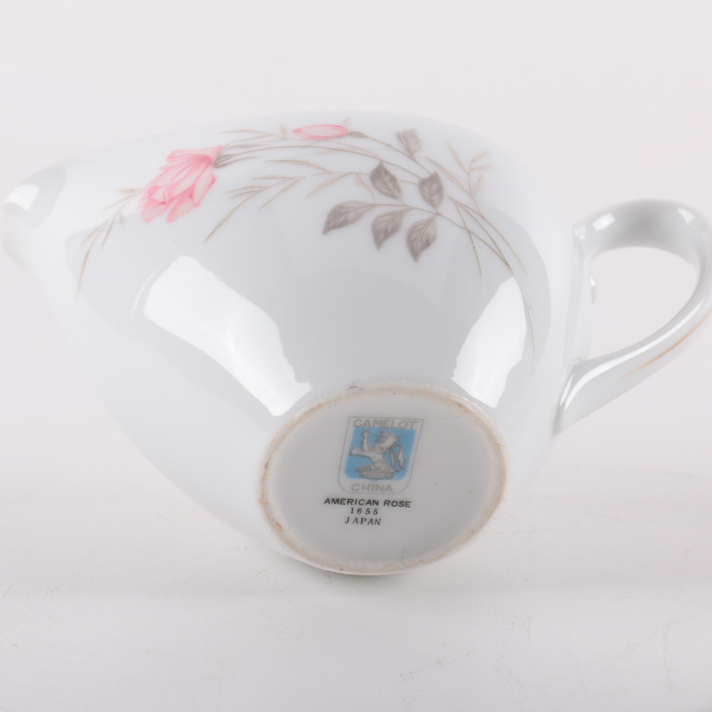 Camelot "American Rose" China Dinner Service