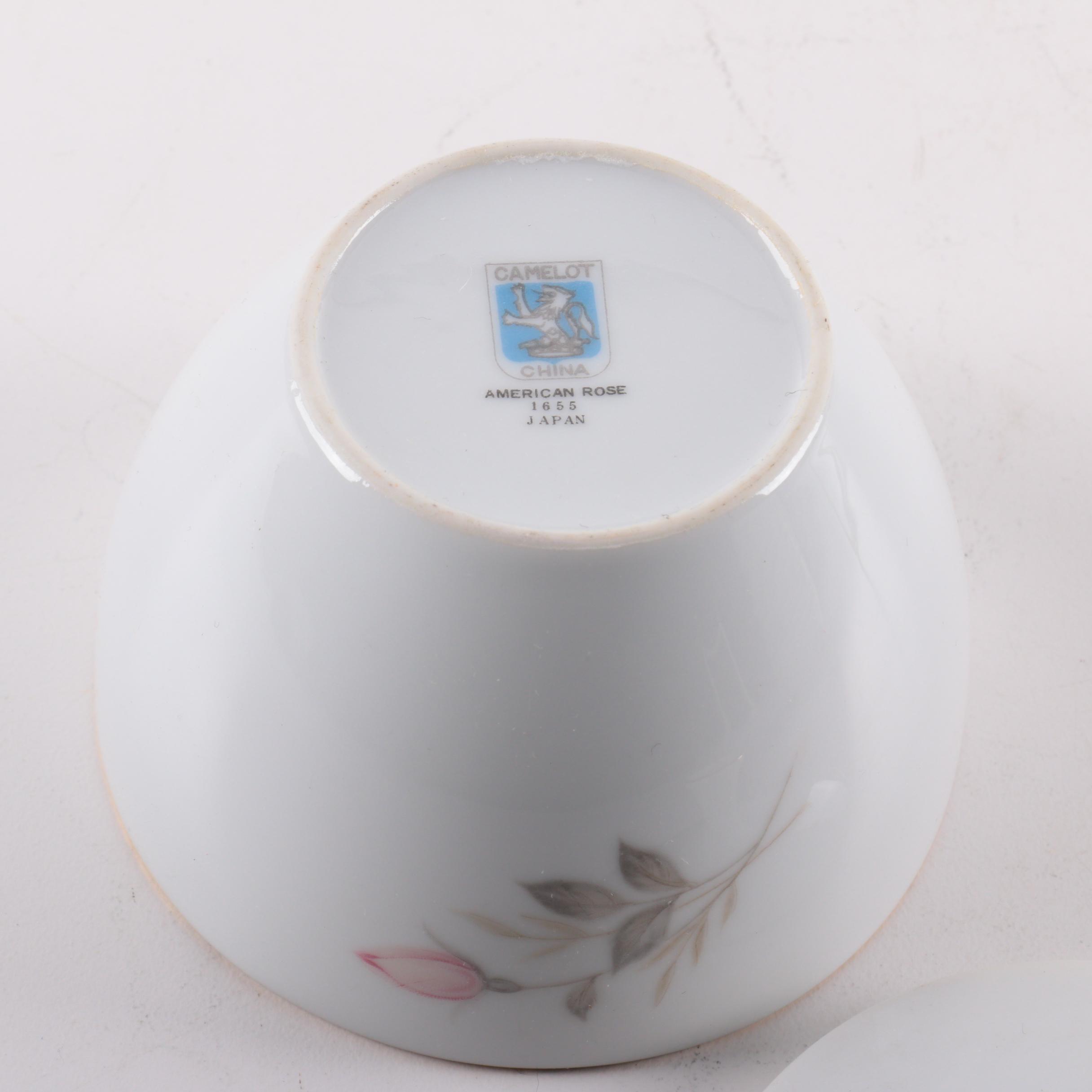Camelot "American Rose" China Dinner Service