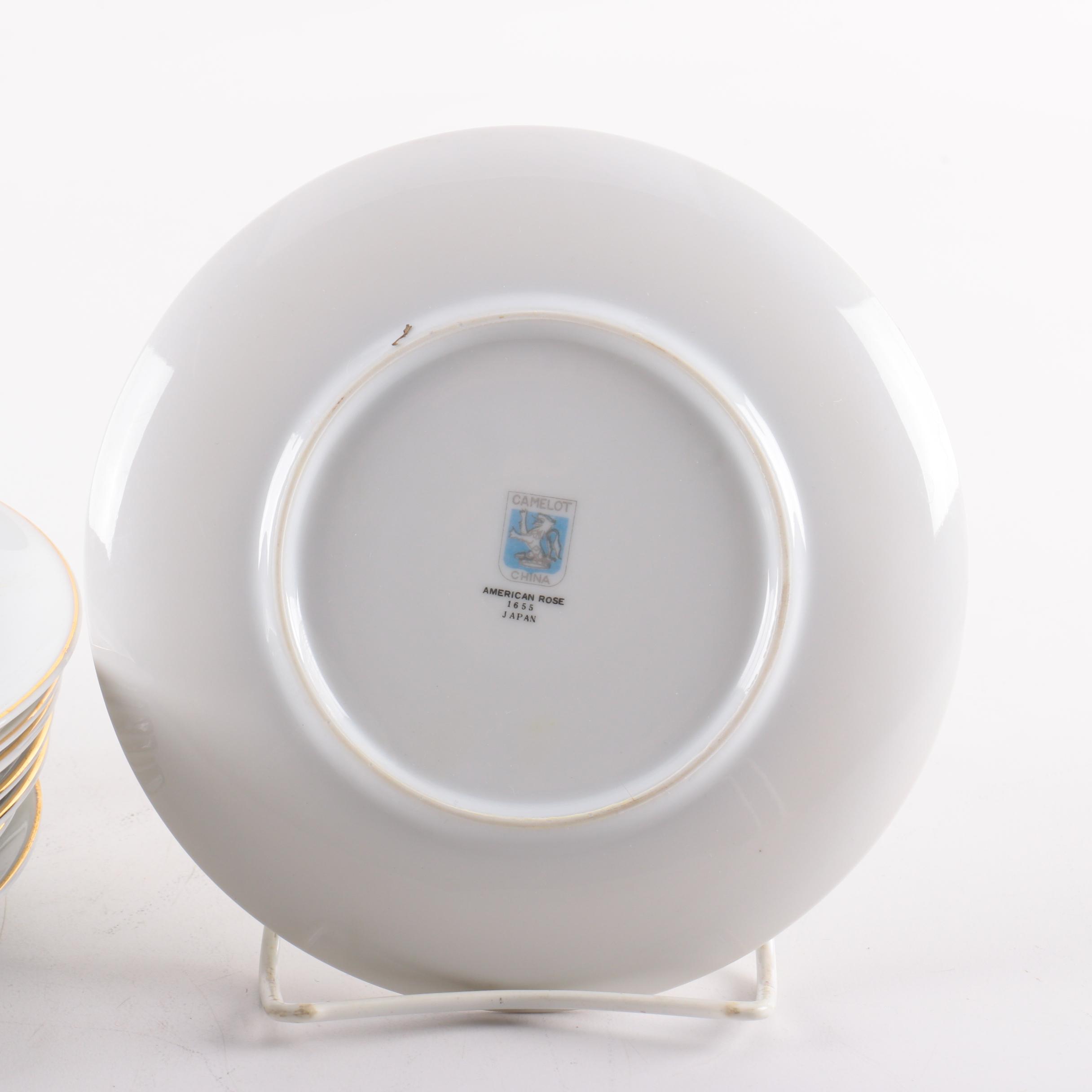 Camelot "American Rose" China Dinner Service