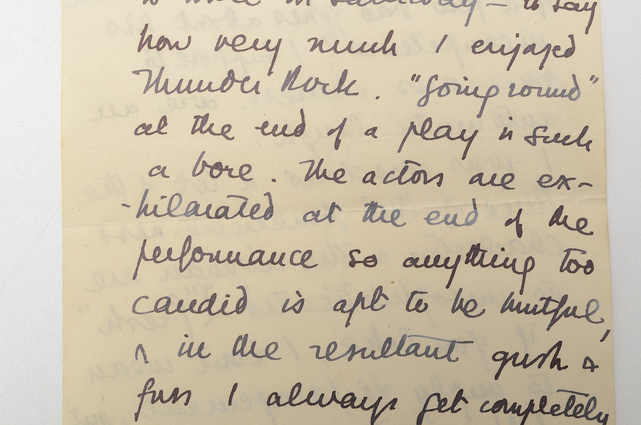 1940 Letter from Tyrone Guthrie to Herbert Marshall