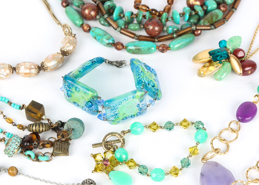 Beaded Necklace and Bracelet Assortment