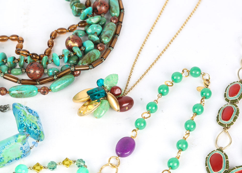 Beaded Necklace and Bracelet Assortment