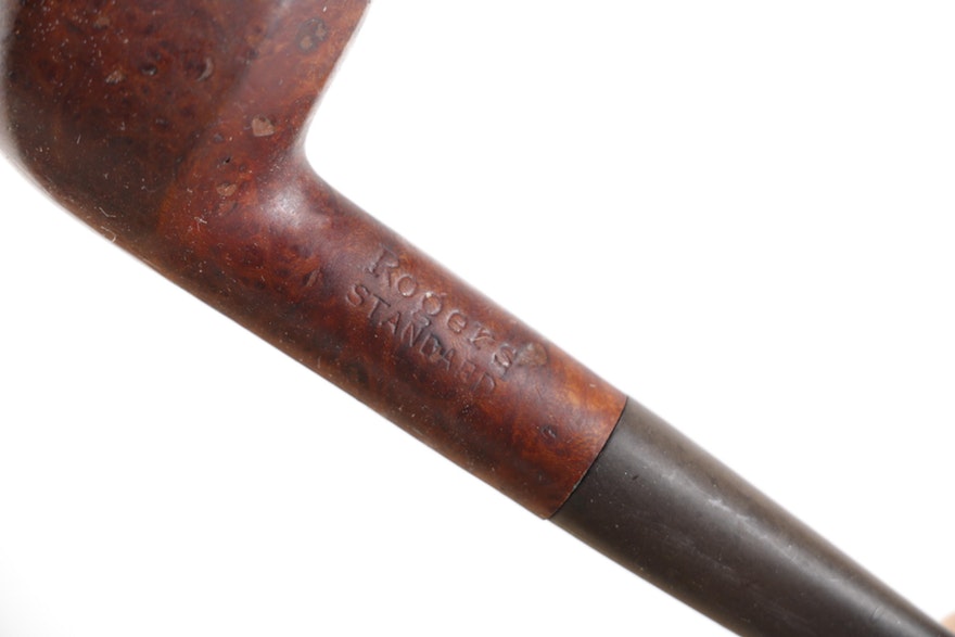 Vintage William Demuth Company Display and Twenty-Four Pipes