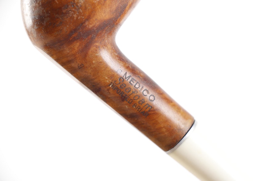 Vintage William Demuth Company Display and Twenty-Four Pipes