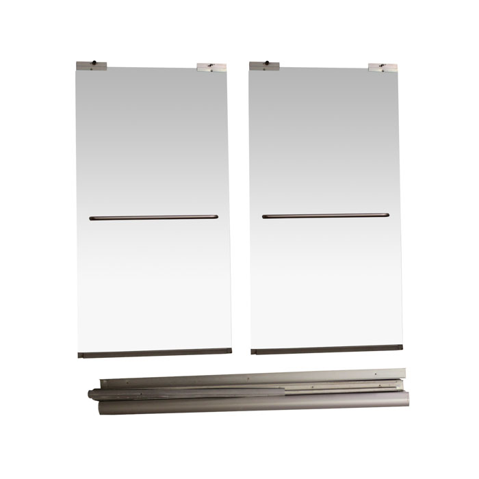Glass Shower Doors with Frame Kit