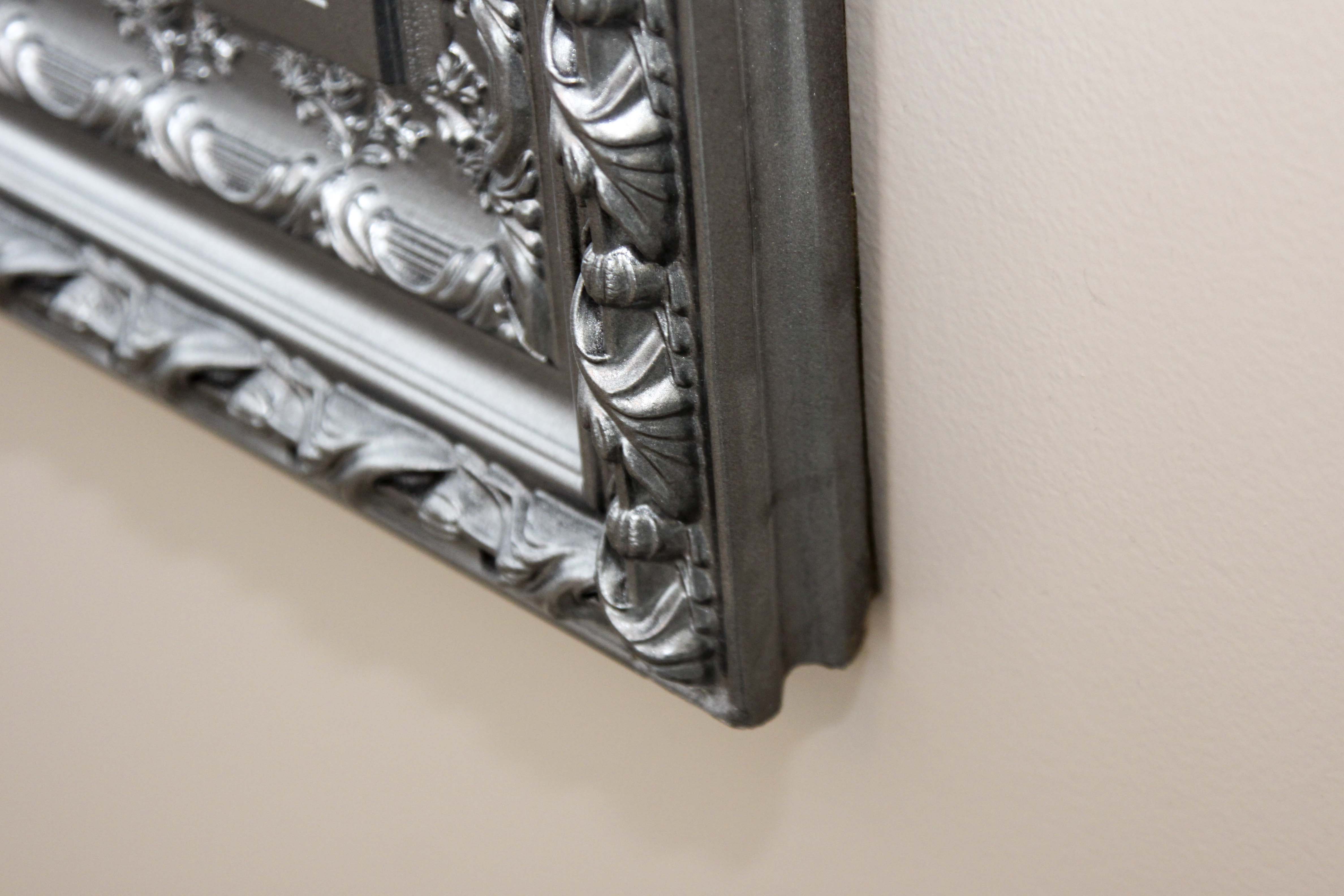 Framed Silver Wall Mirror
