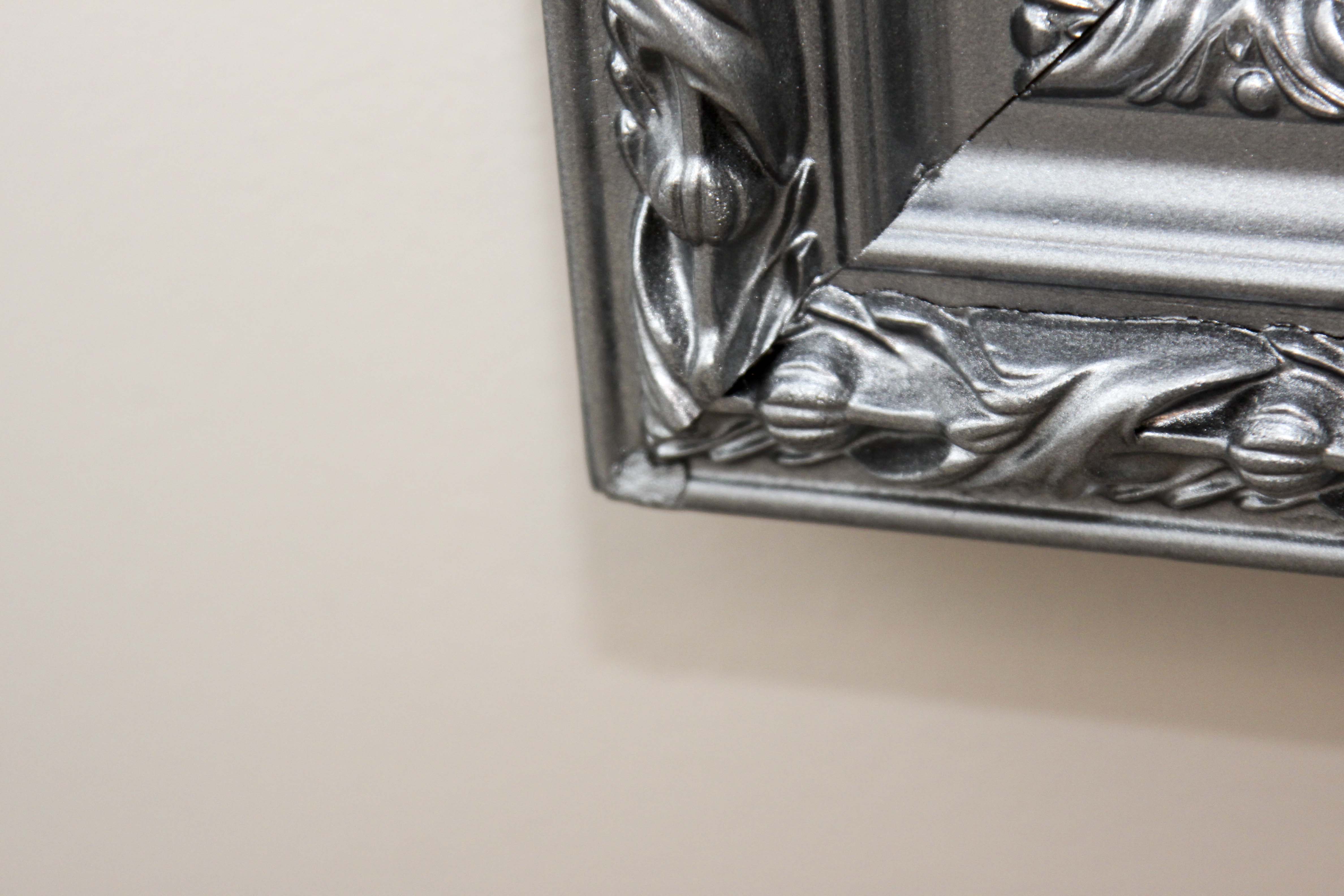 Framed Silver Wall Mirror