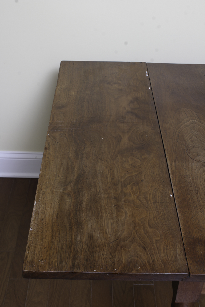 Antique Walnut Drop-Leaf Dining Table