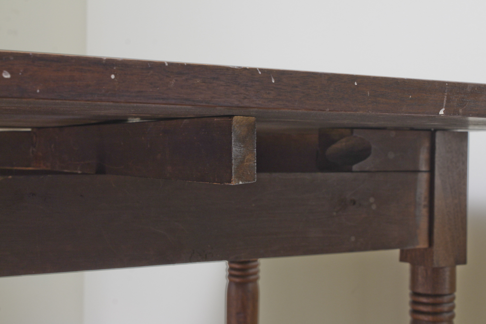 Antique Walnut Drop-Leaf Dining Table