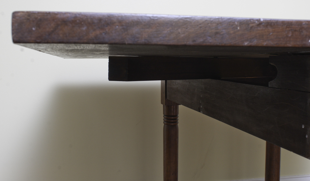 Antique Walnut Drop-Leaf Dining Table