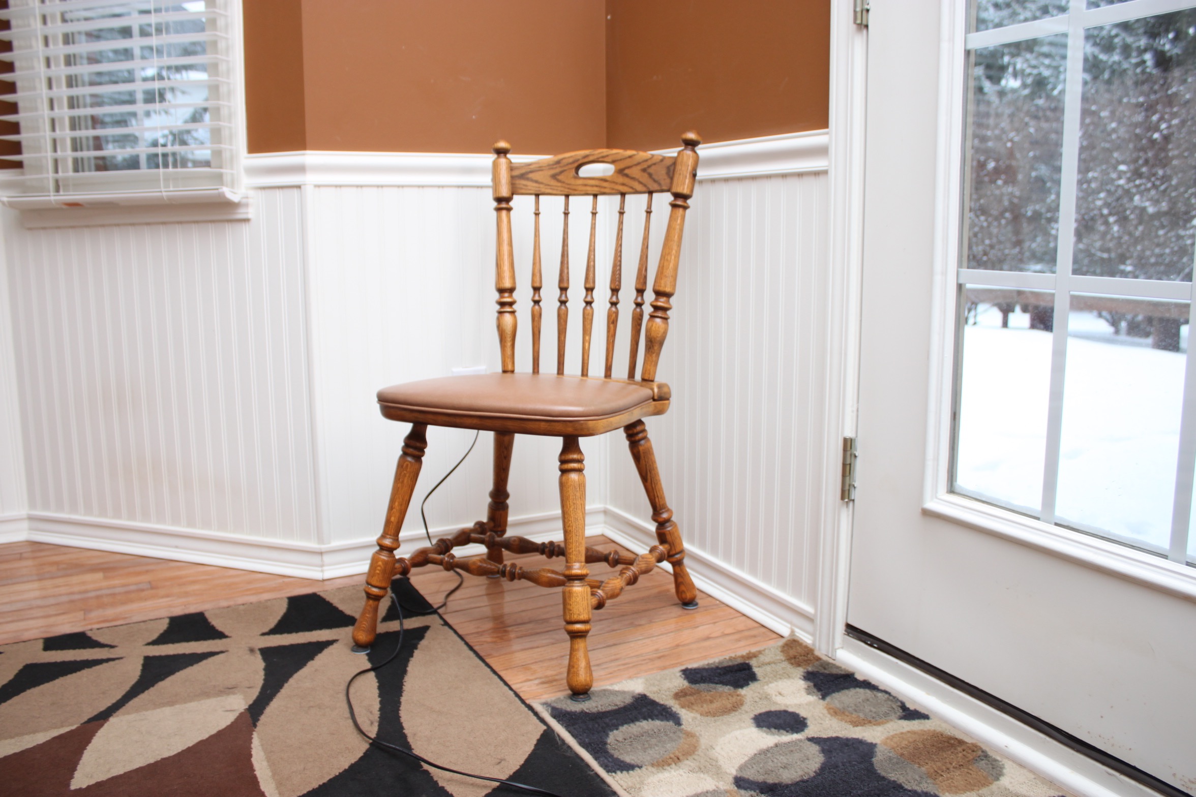 Oak Dining Table and Chairs by Dinaire