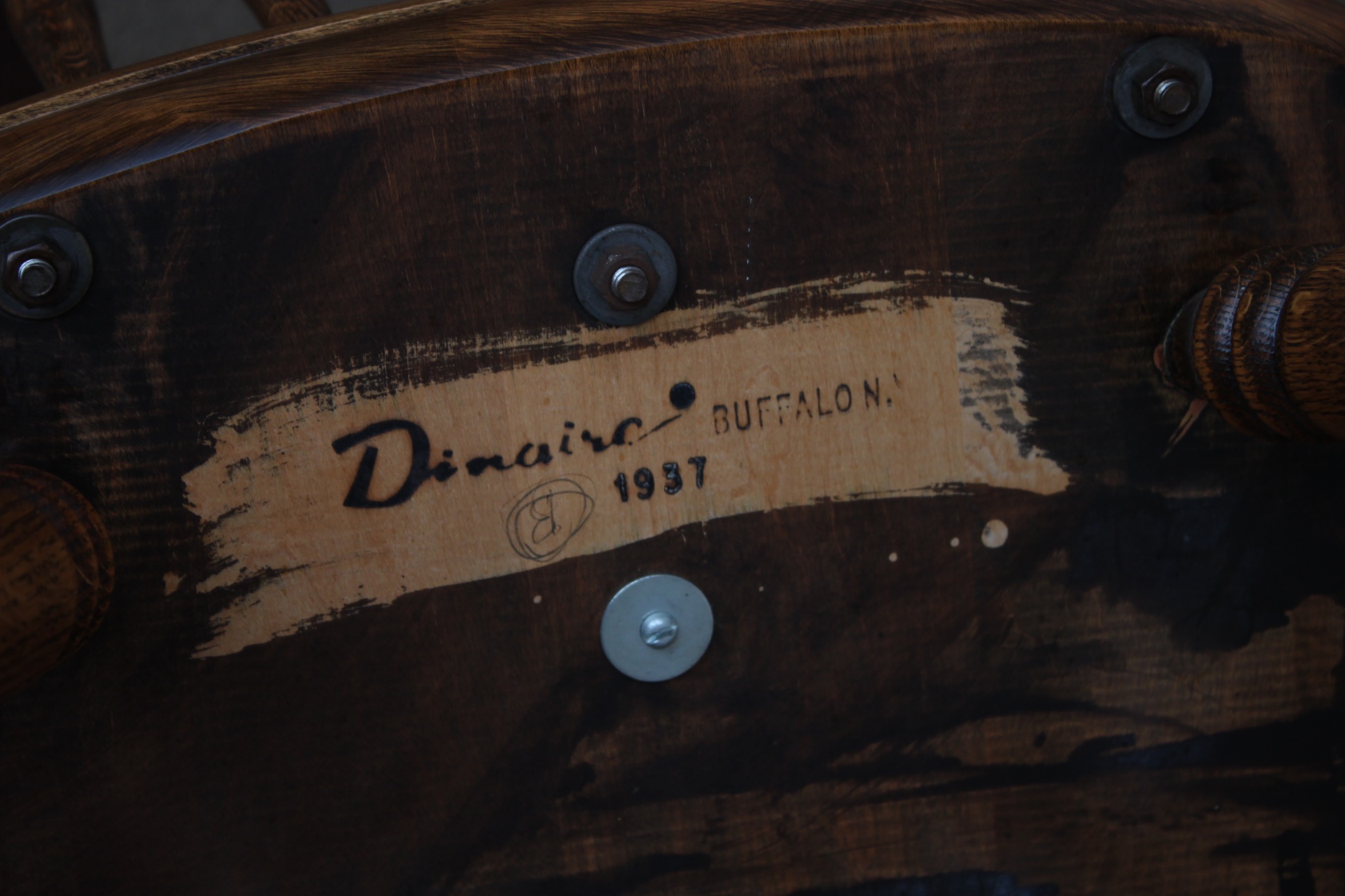 Oak Dining Table and Chairs by Dinaire