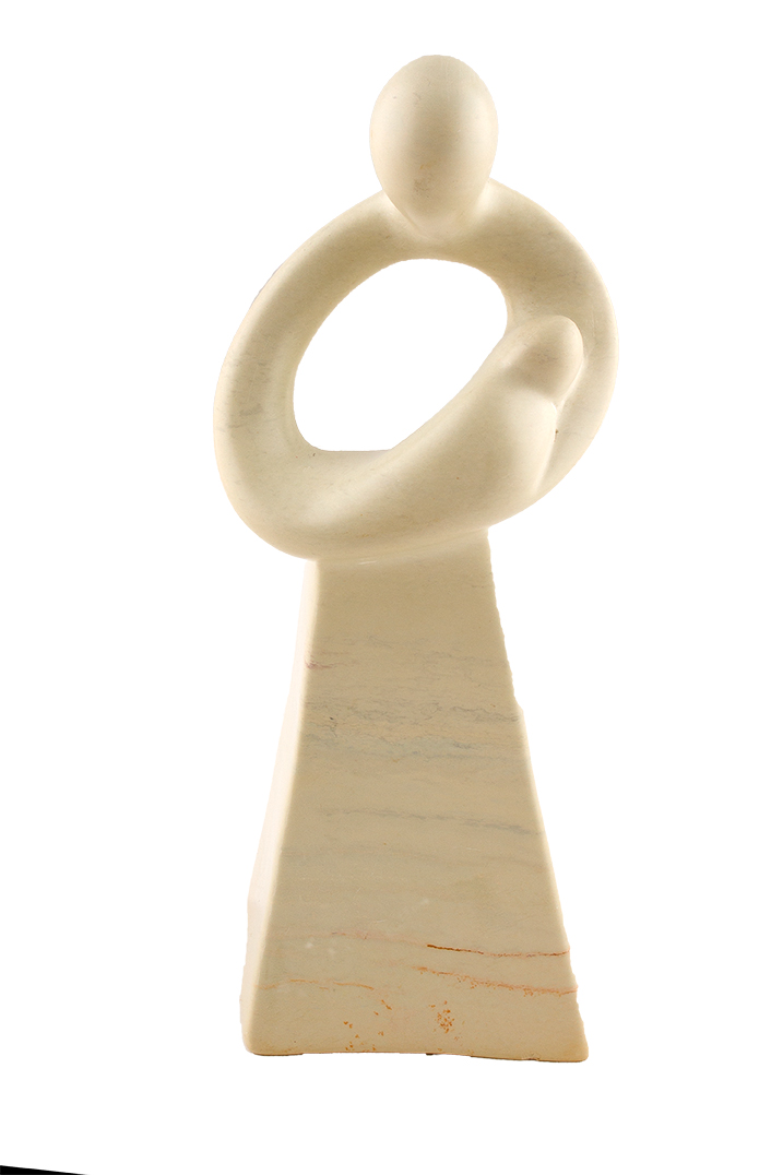 Handcrafted Stone Family Sculptures from Kenya