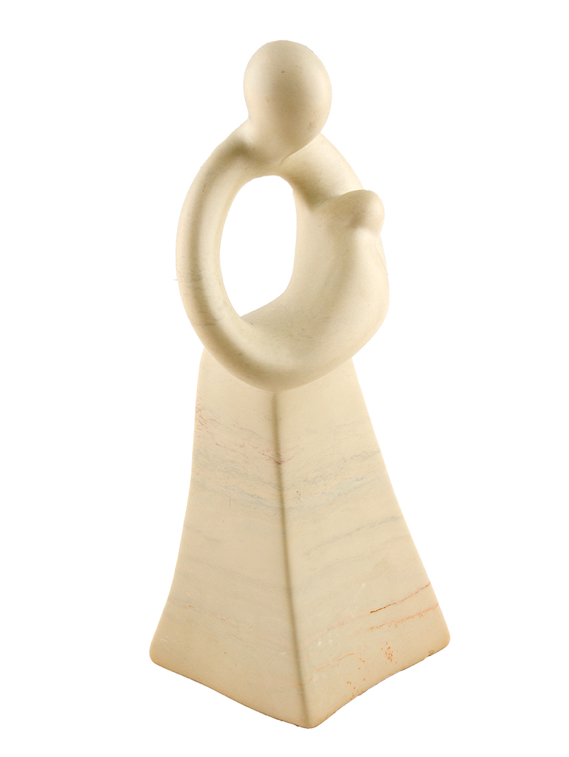 Handcrafted Stone Family Sculptures from Kenya