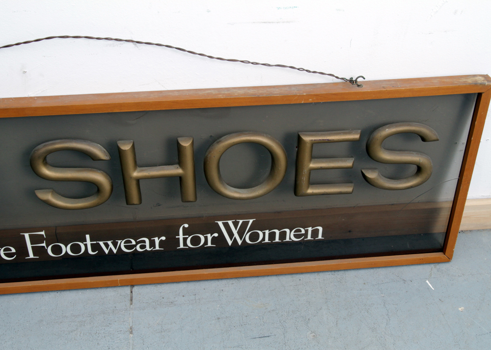 Vintage B and B Shoes Sign