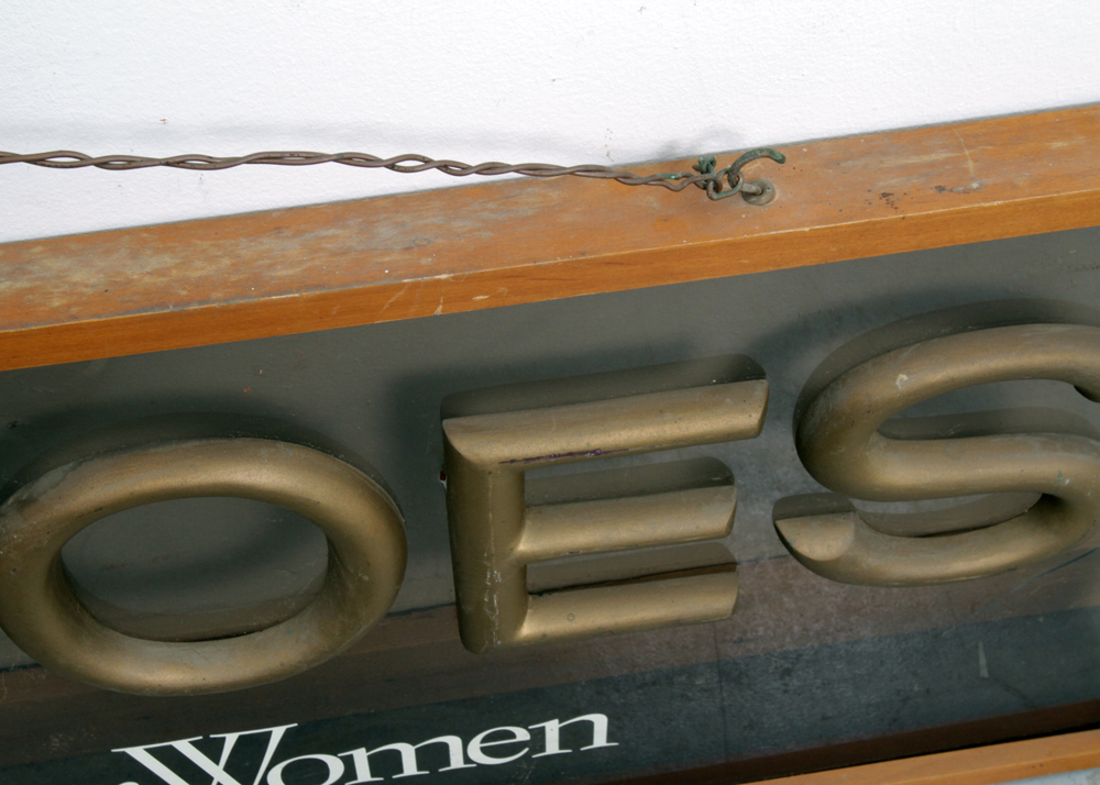 Vintage B and B Shoes Sign