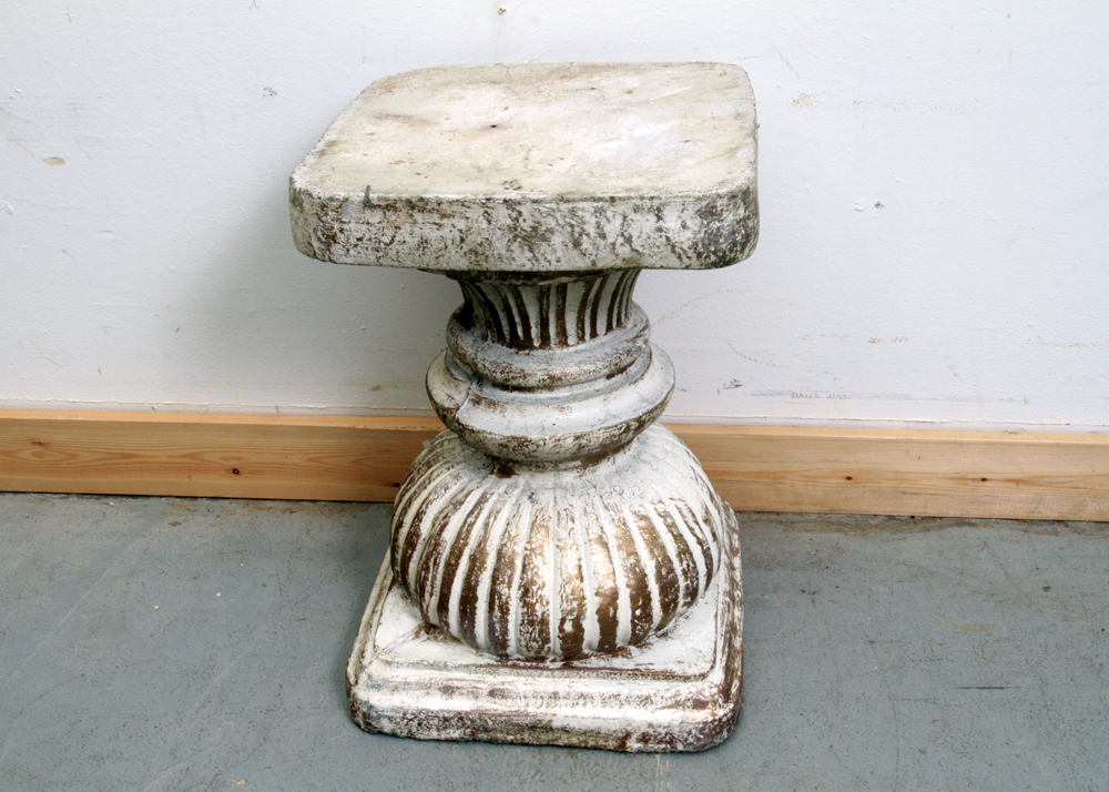 Concrete Statue of Classical Female Figure Pouring Water from a Vessel