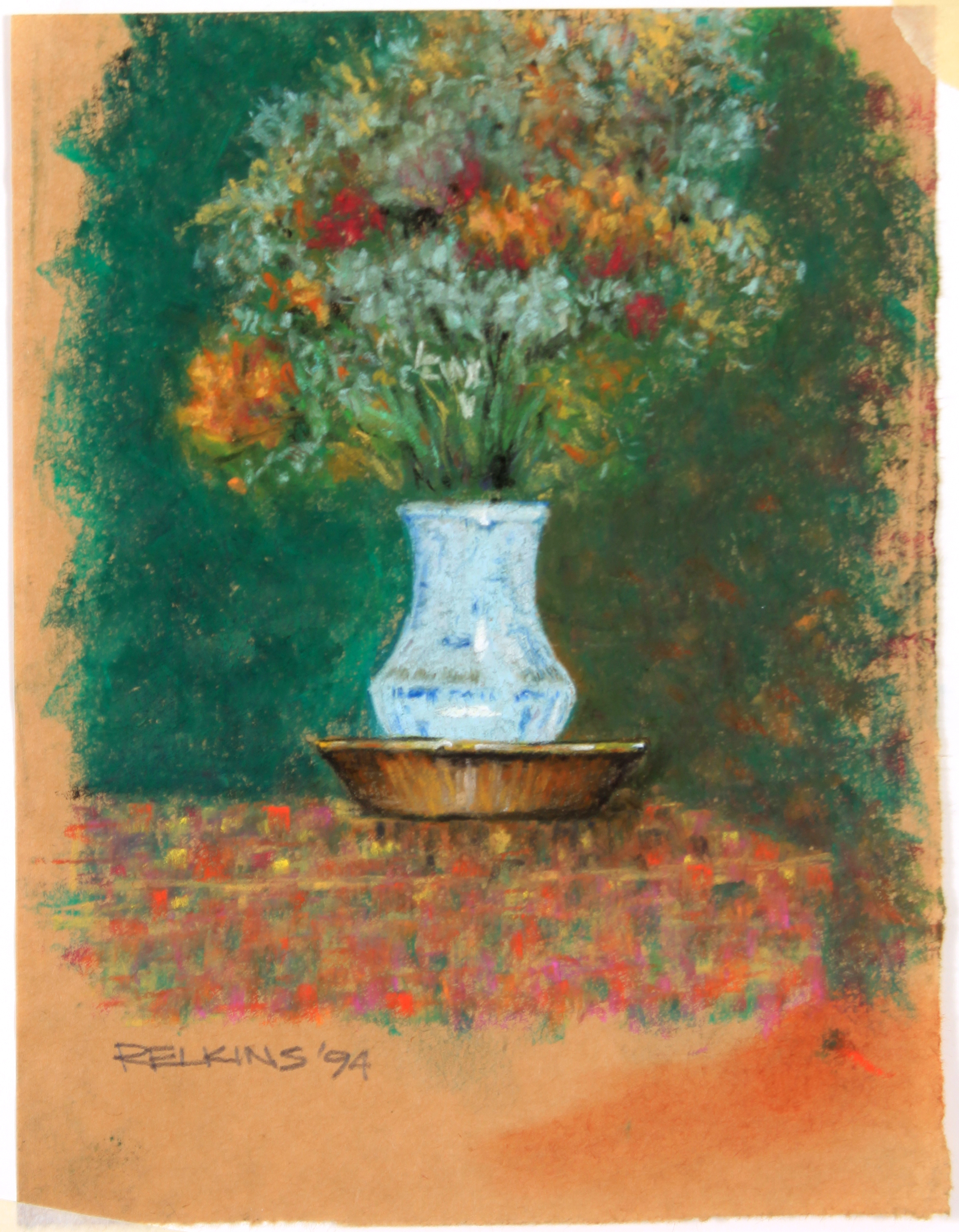 Ron Elkins Pastel of a Still Life