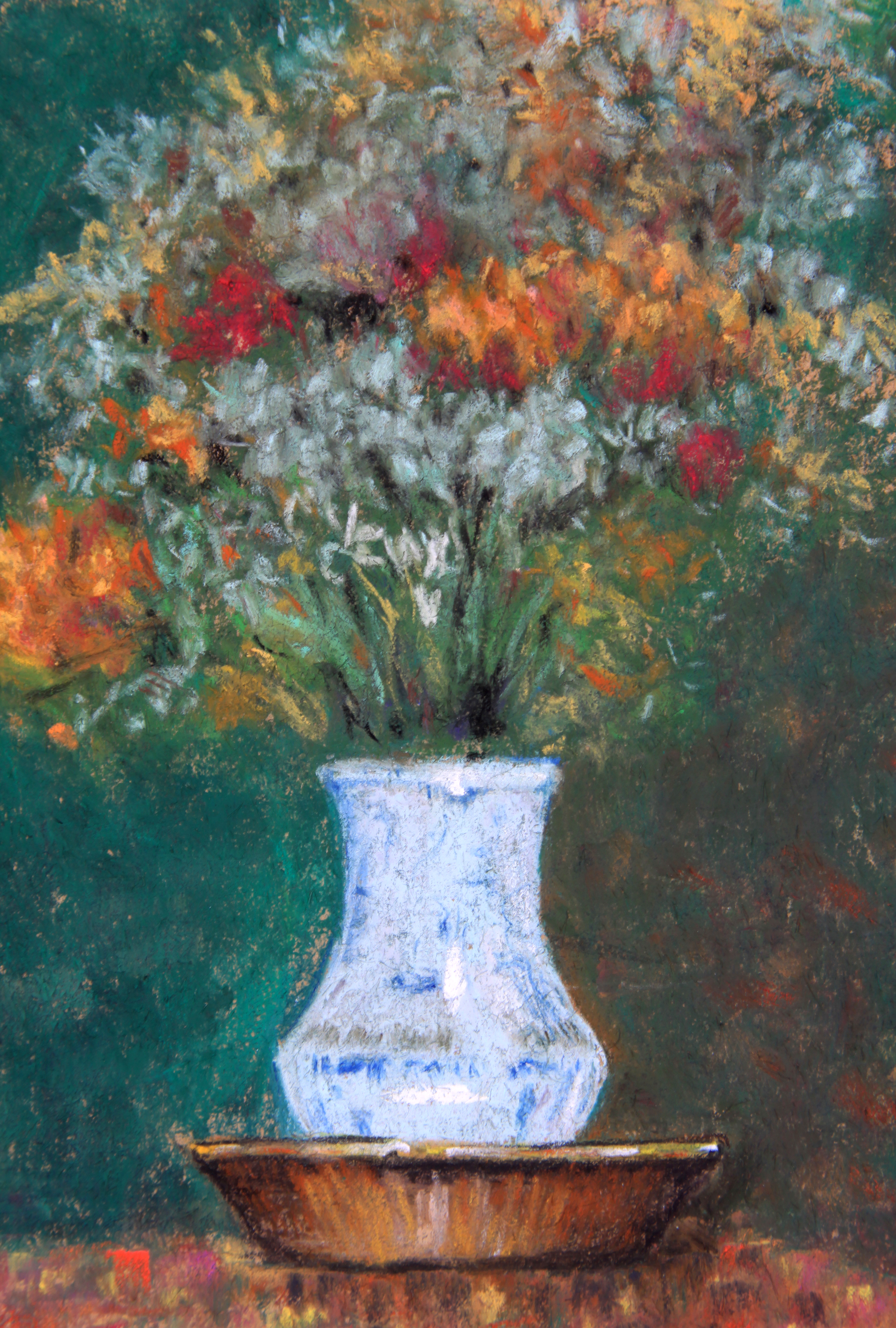 Ron Elkins Pastel of a Still Life