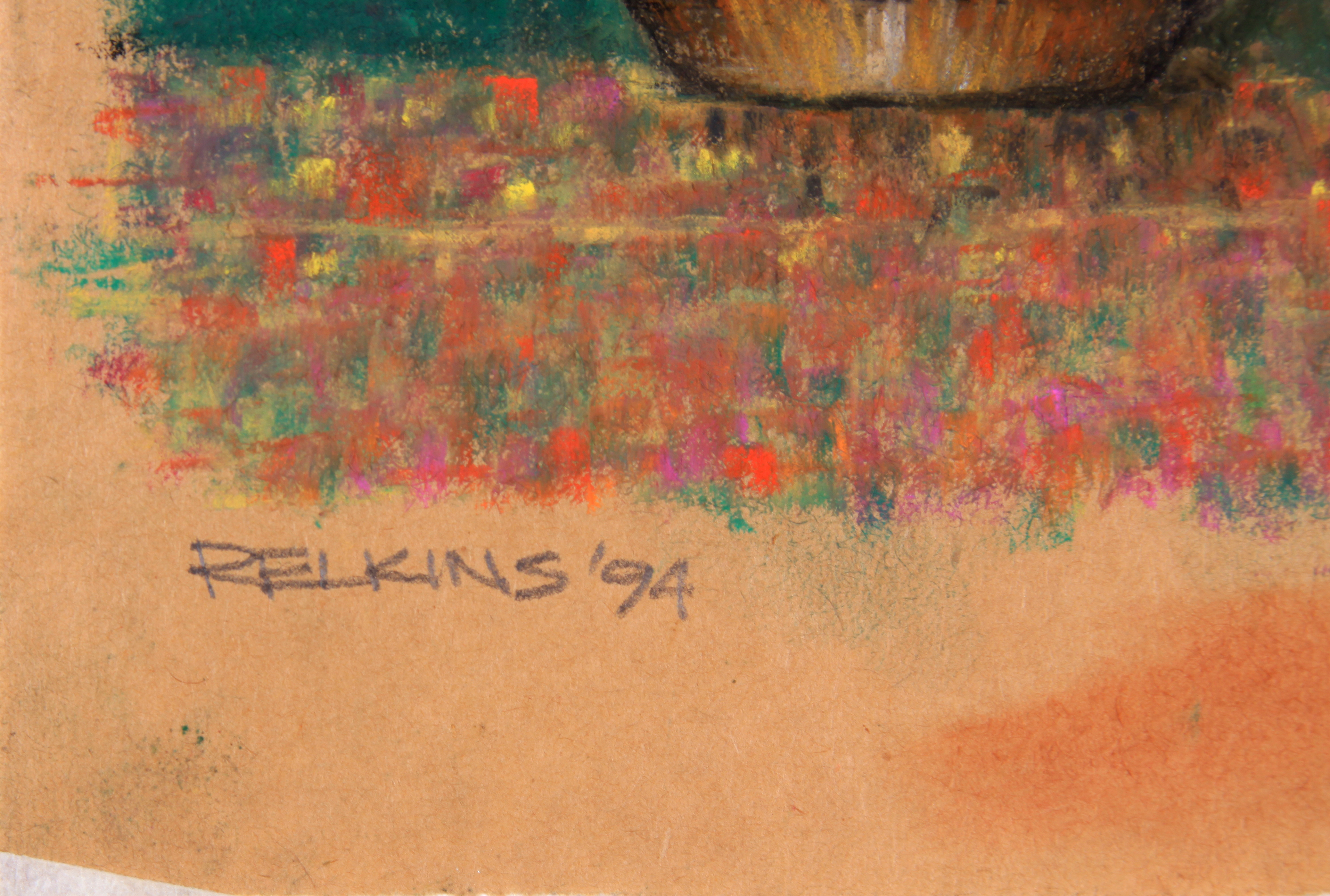 Ron Elkins Pastel of a Still Life