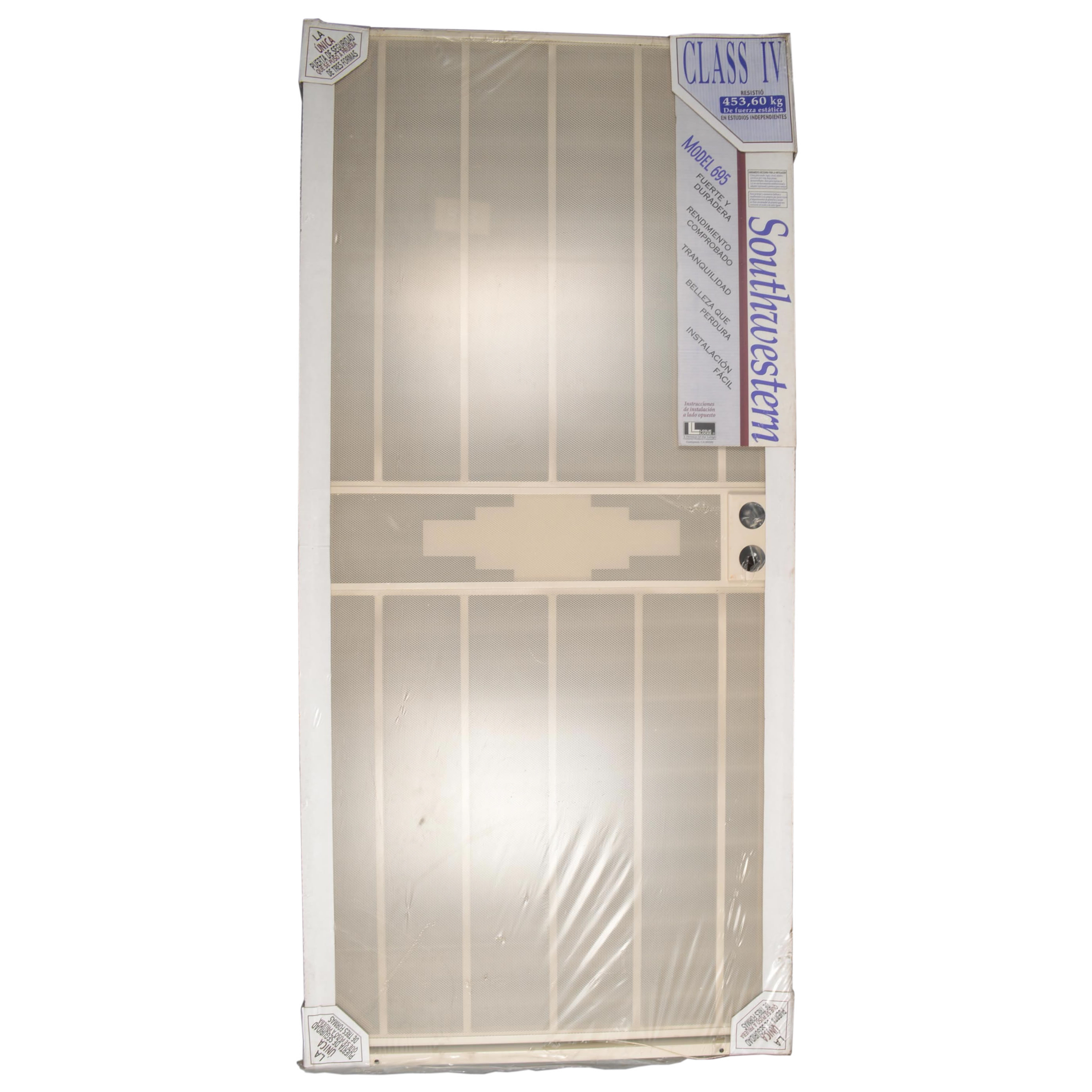 Leslie Locke Security Screen Door in Southwestern Design