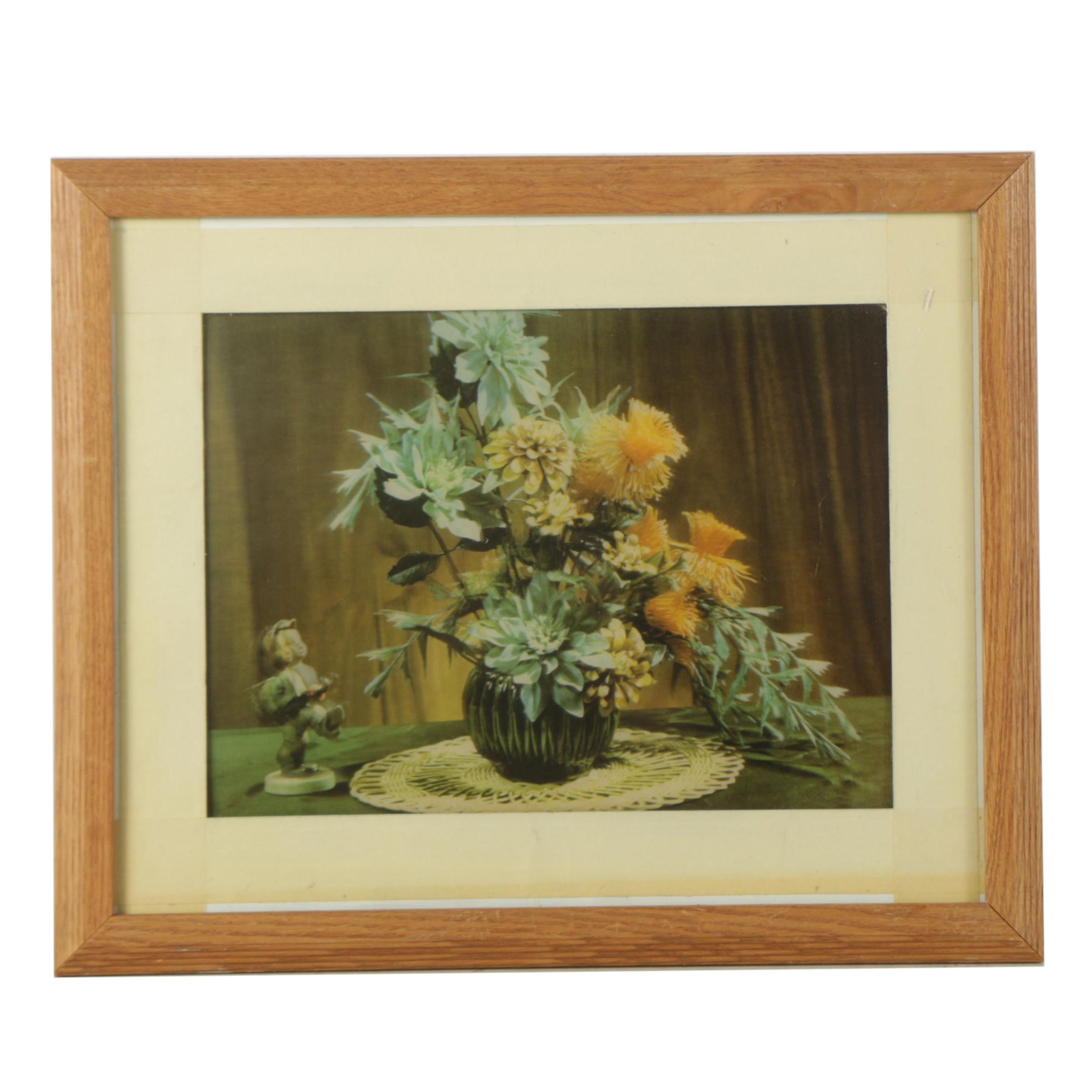 Victor Anderson Lentograph Print "Evening Flowers"