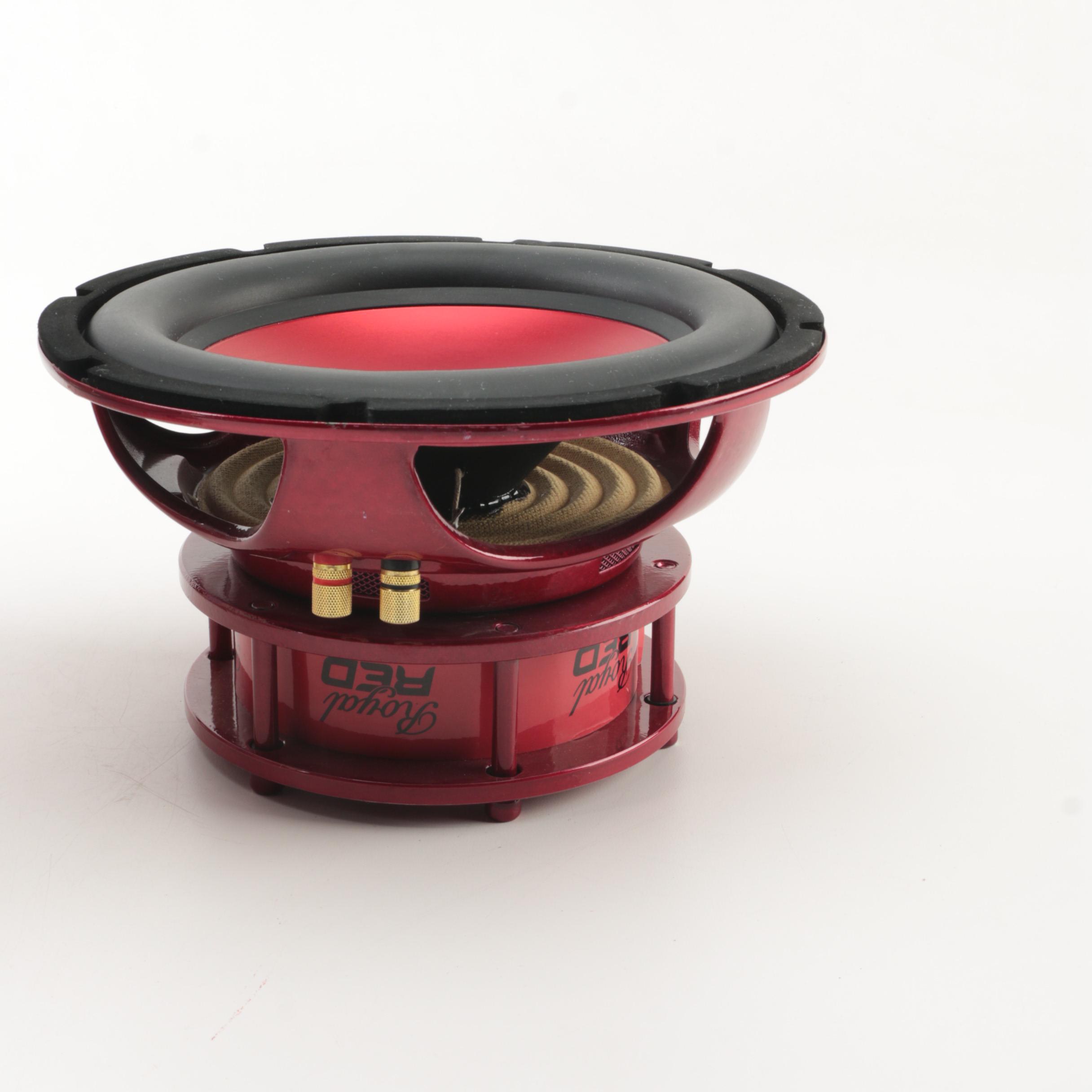 Pyramid PWRD10 "Royal Red" Car Subwoofer