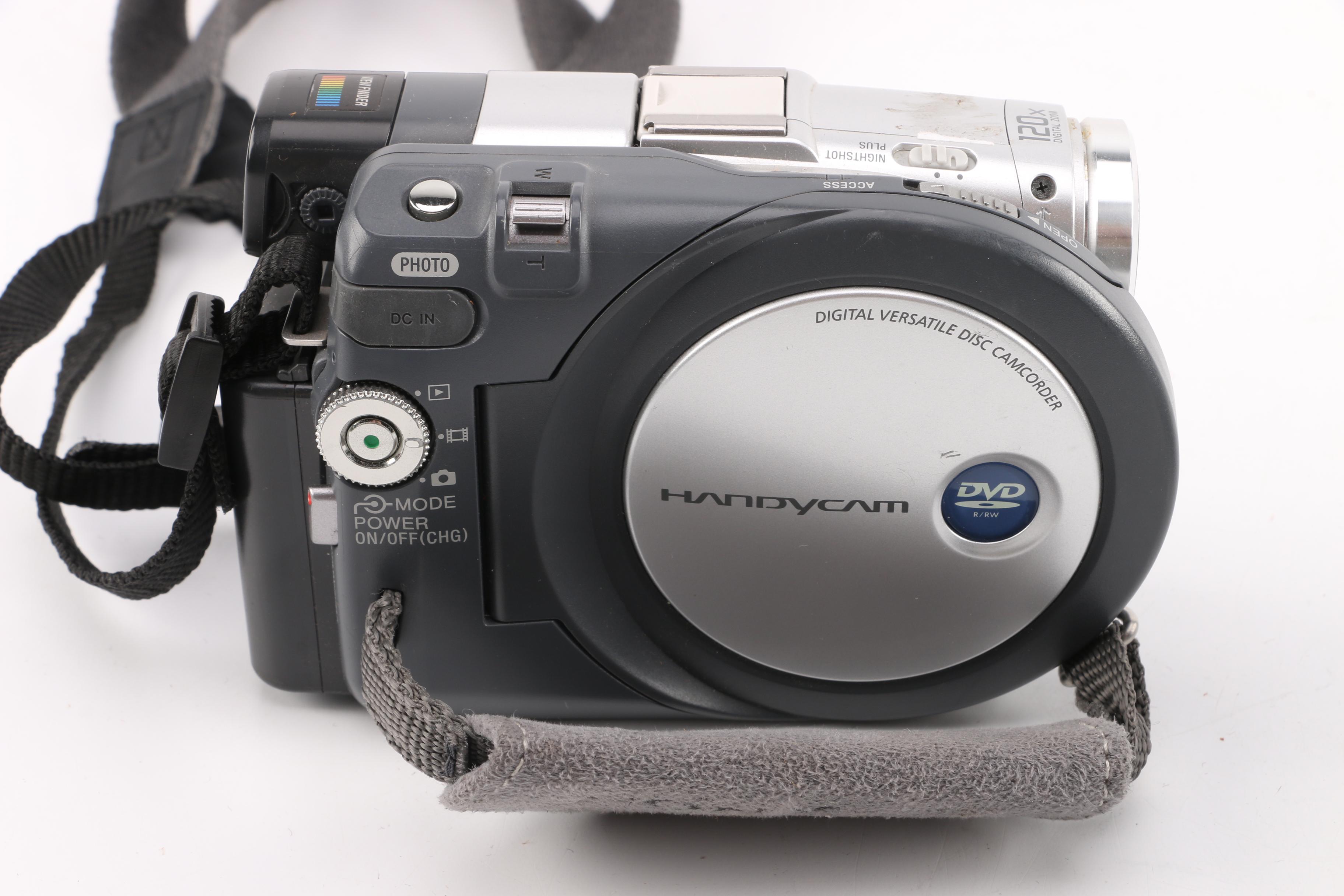 Sony "DCR-DVD92" and "DCR-DVD201" "Handycam" Video Cameras