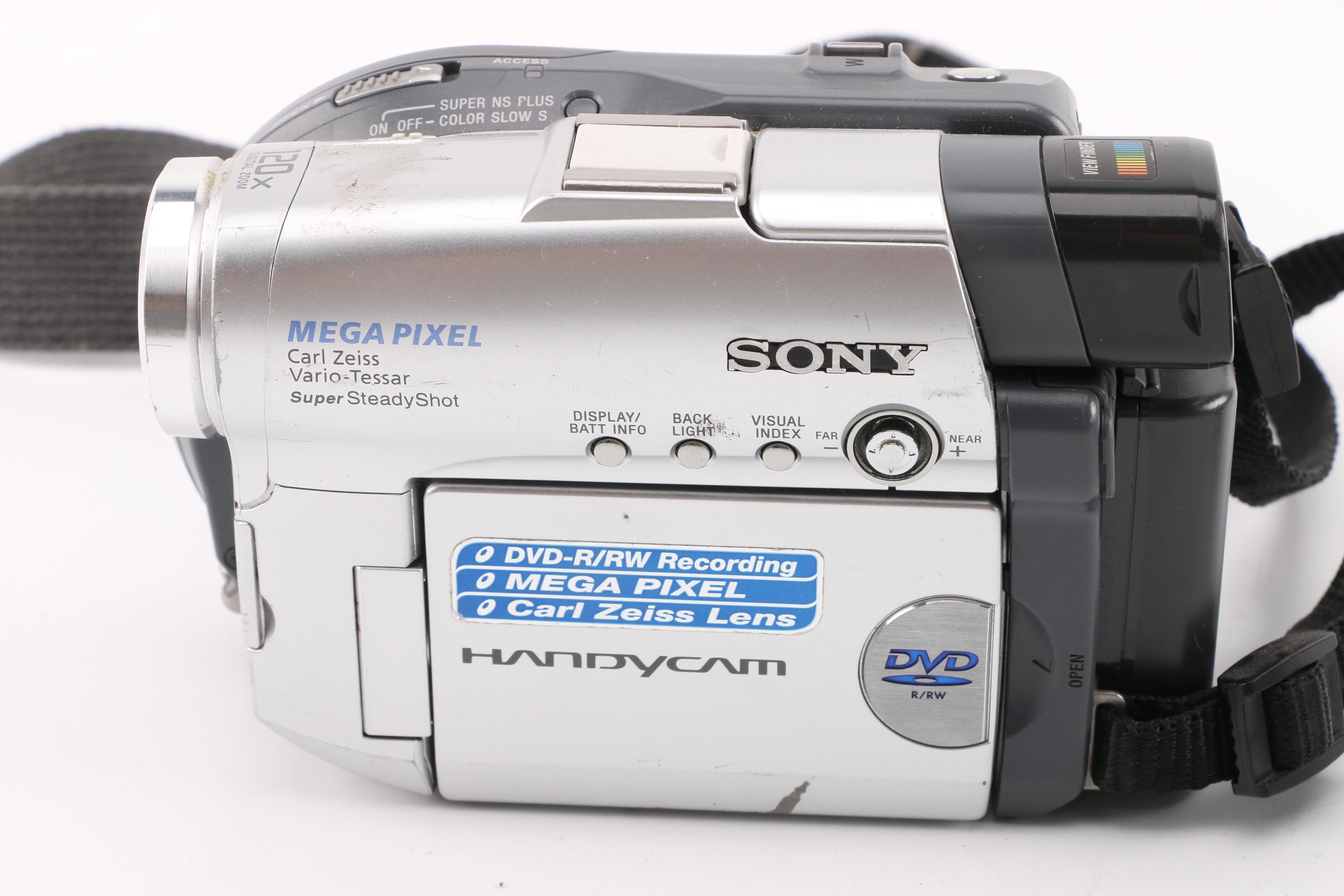 Sony "DCR-DVD92" and "DCR-DVD201" "Handycam" Video Cameras