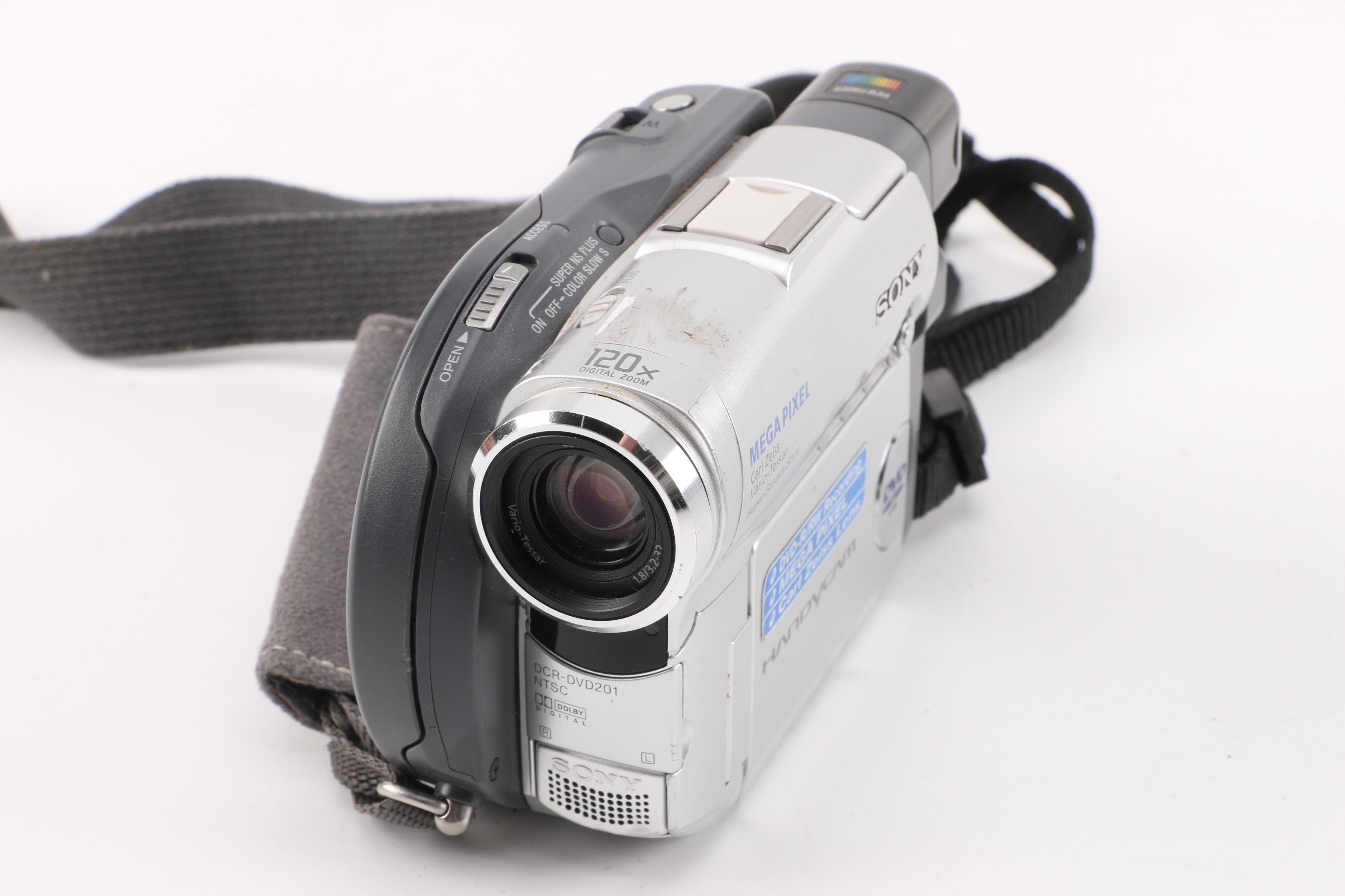 Sony "DCR-DVD92" and "DCR-DVD201" "Handycam" Video Cameras