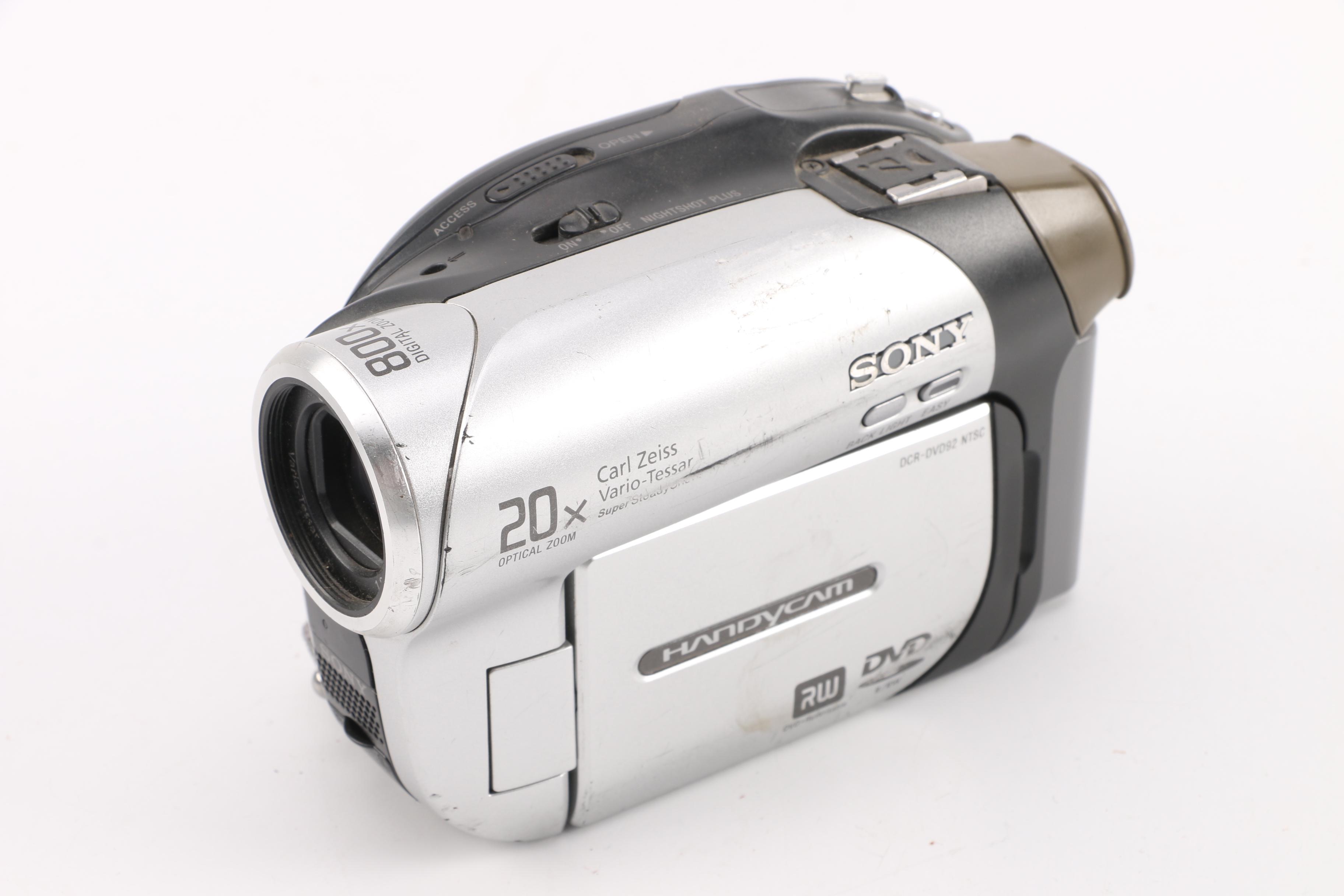 Sony "DCR-DVD92" and "DCR-DVD201" "Handycam" Video Cameras