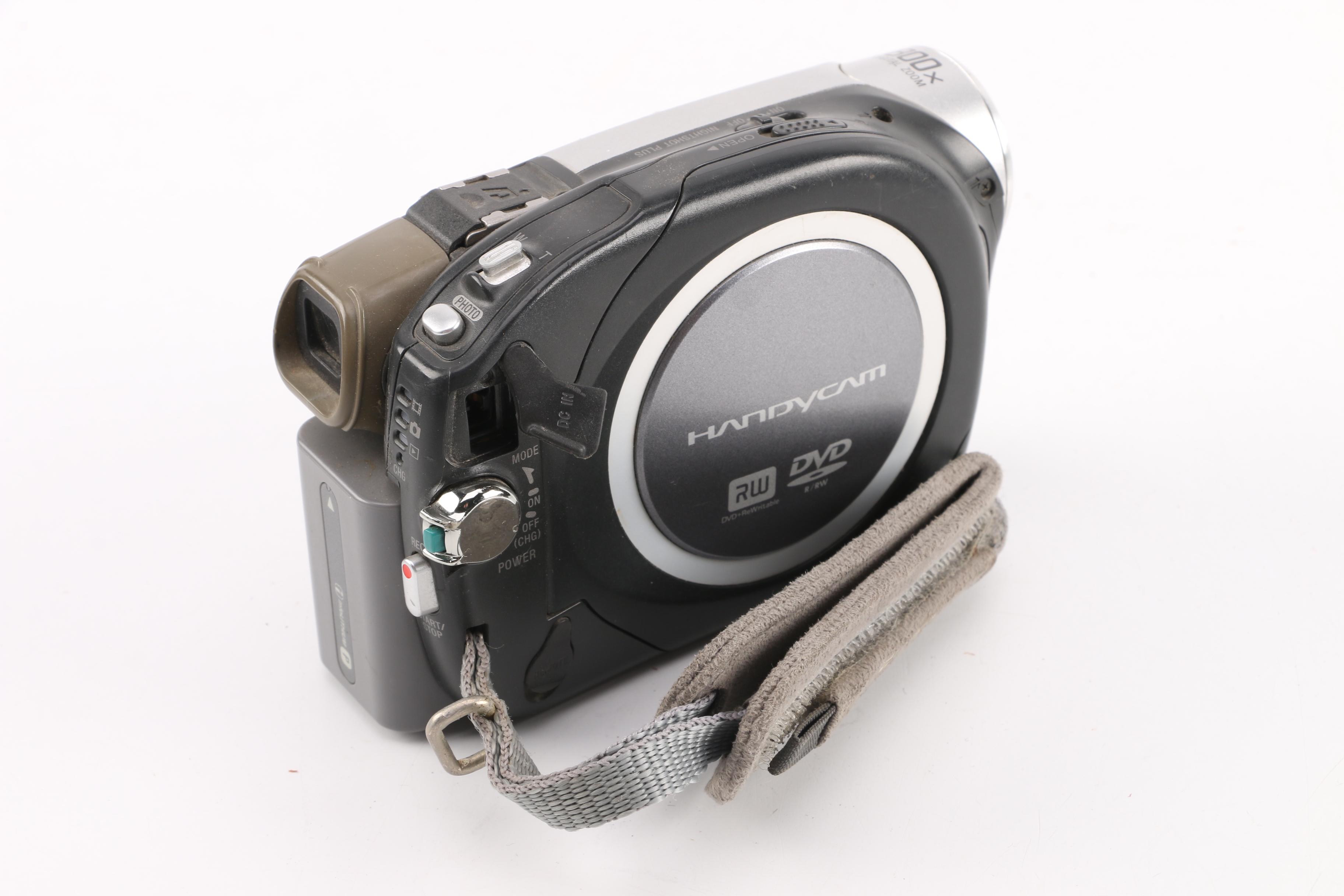 Sony "DCR-DVD92" and "DCR-DVD201" "Handycam" Video Cameras