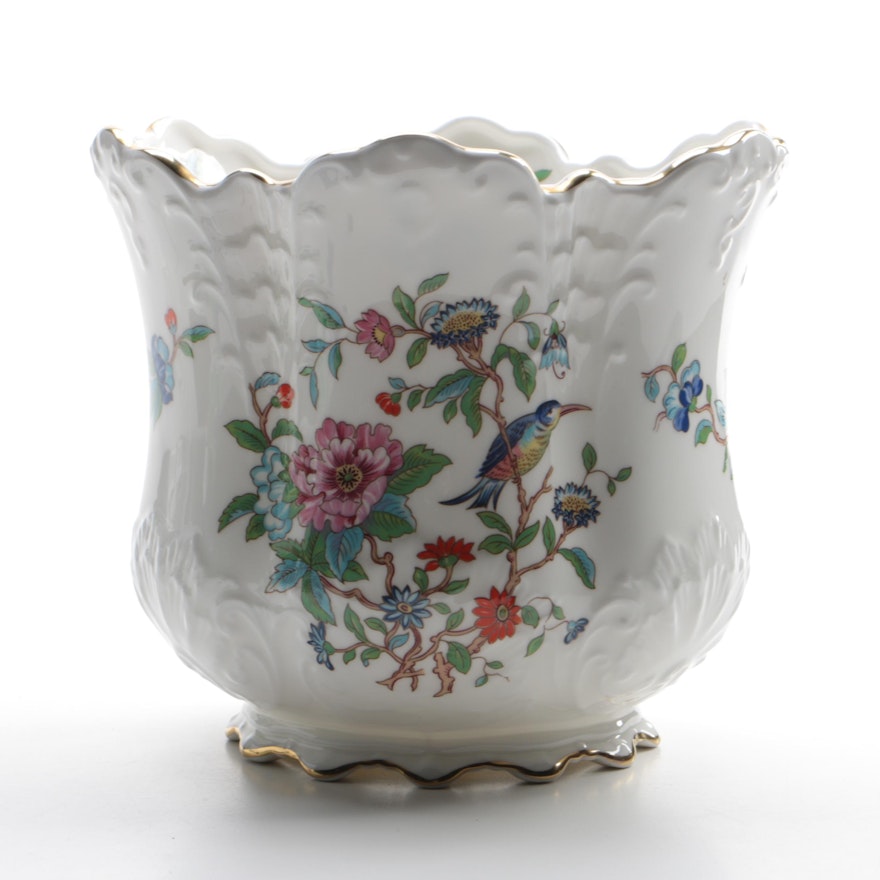 Aynsley "Pembroke" Victorian Style Porcelain Cachepot