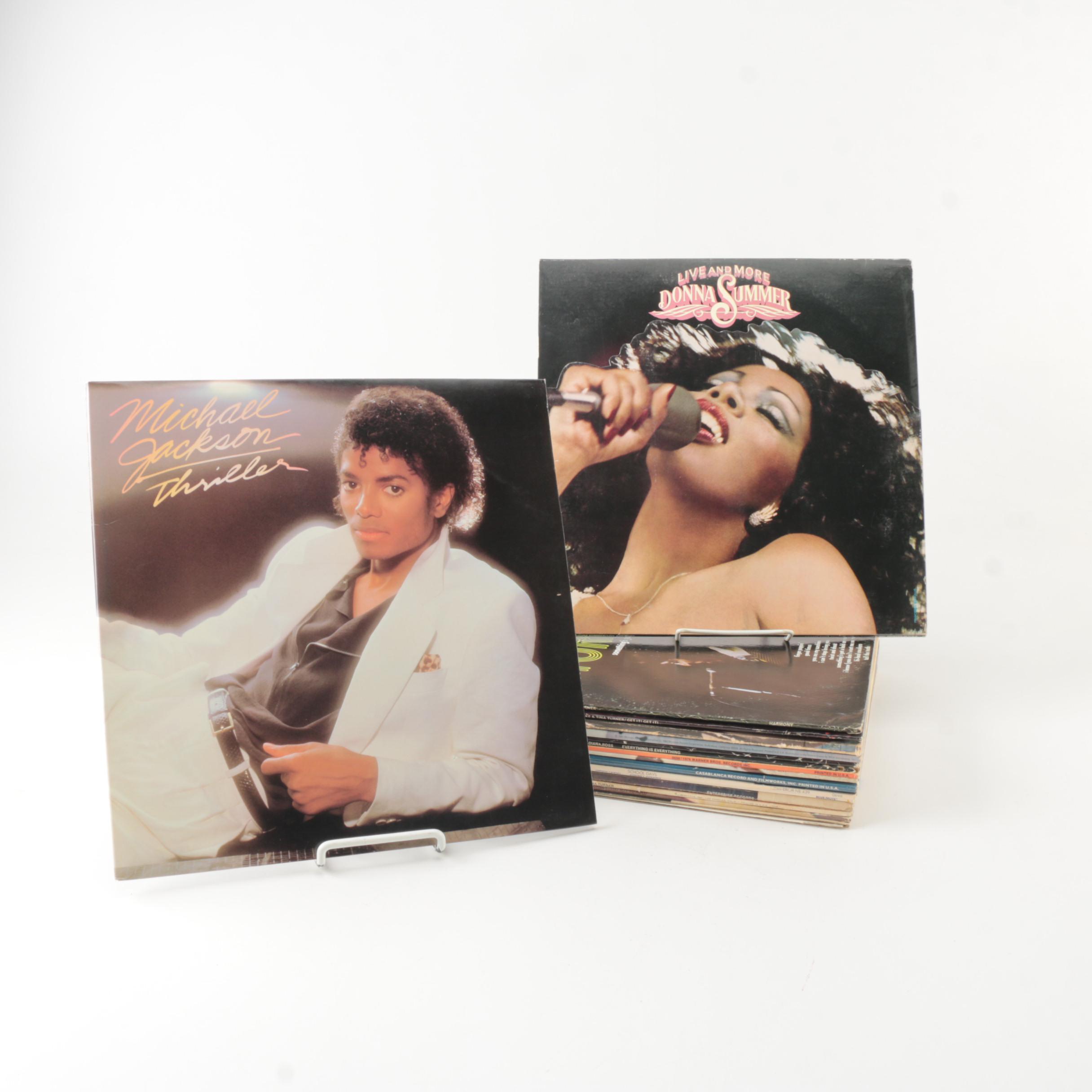 R&B and Pop Records Featuring Michael Jackson and Donna Summer