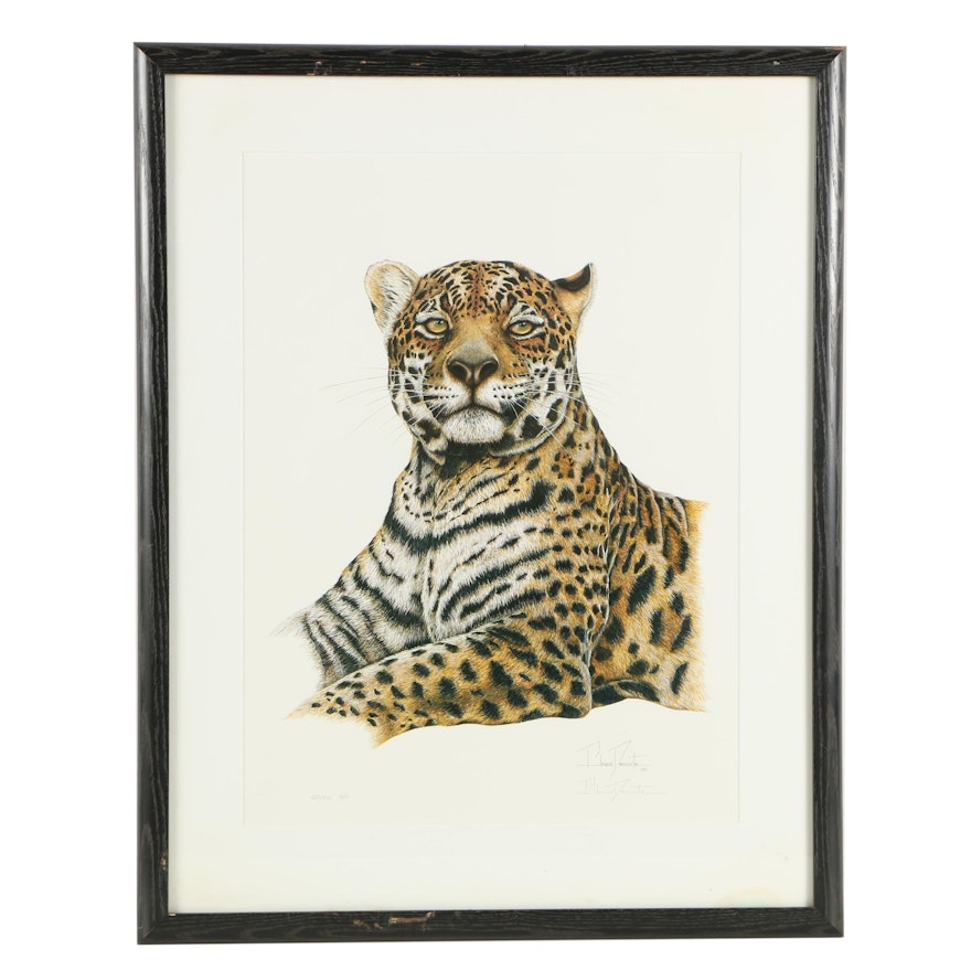 Bruna Demonte Limited Edition Offset Lithograph on Paper "Jaguar"