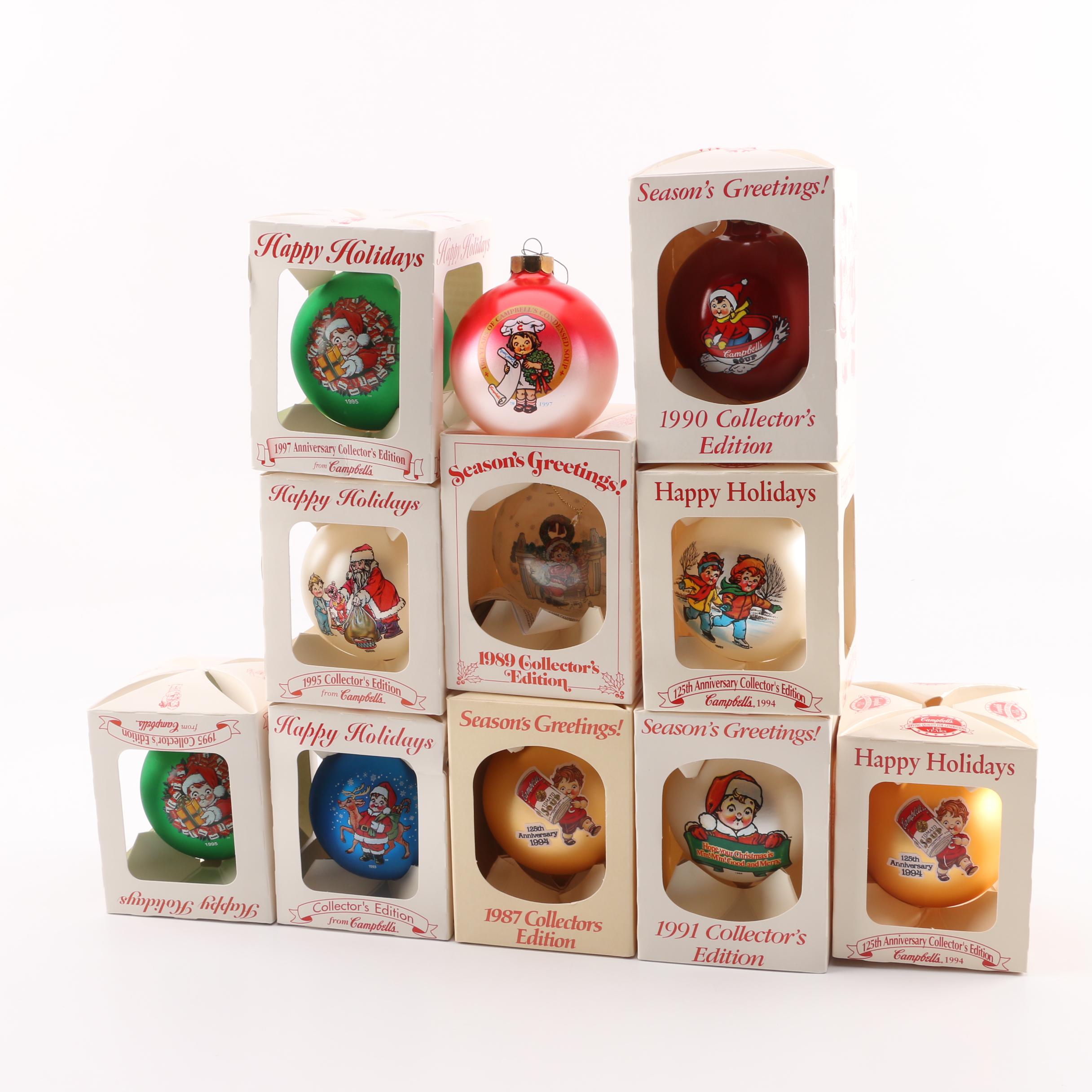 Campbell's Collector's Edition Christmas Ornaments