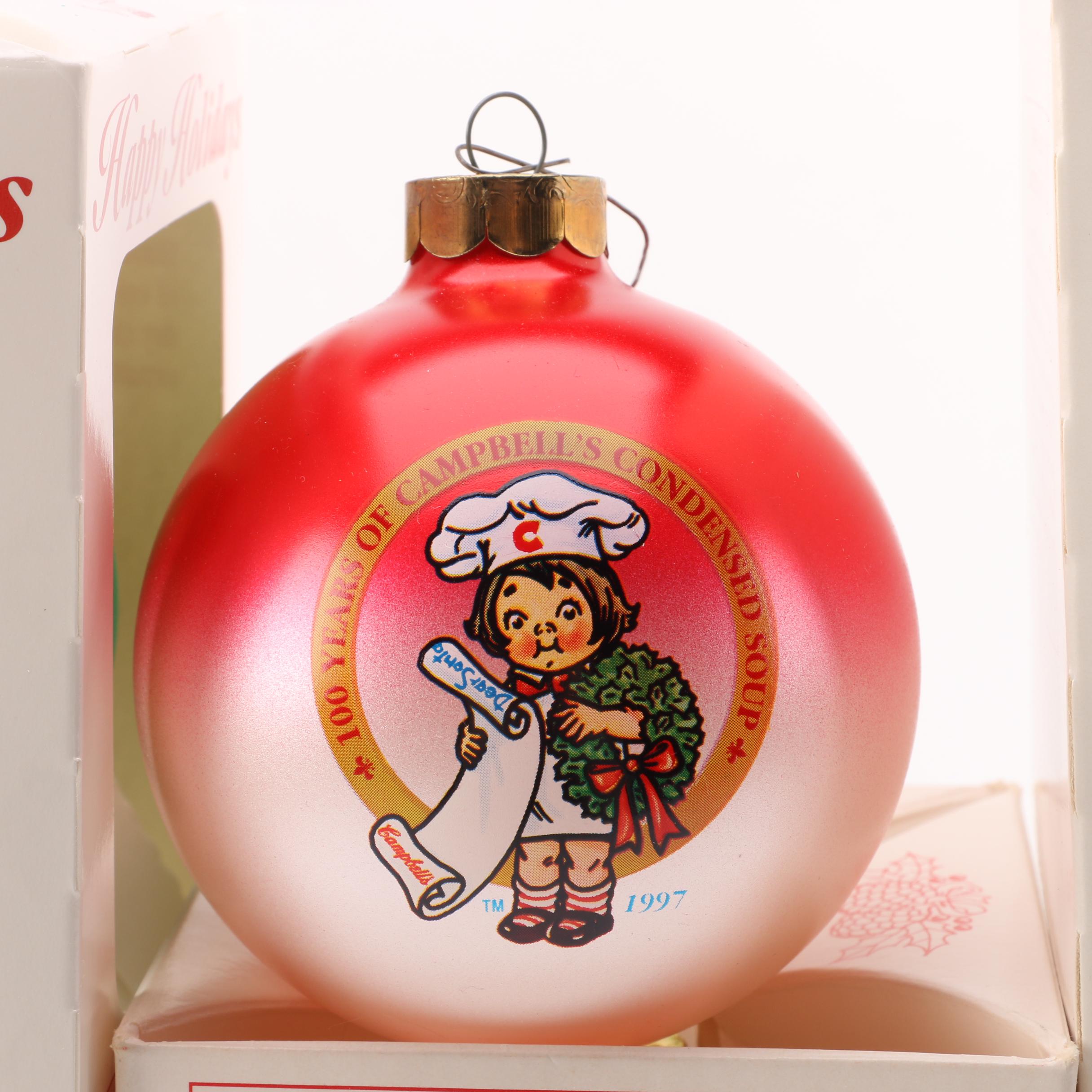 Campbell's Collector's Edition Christmas Ornaments