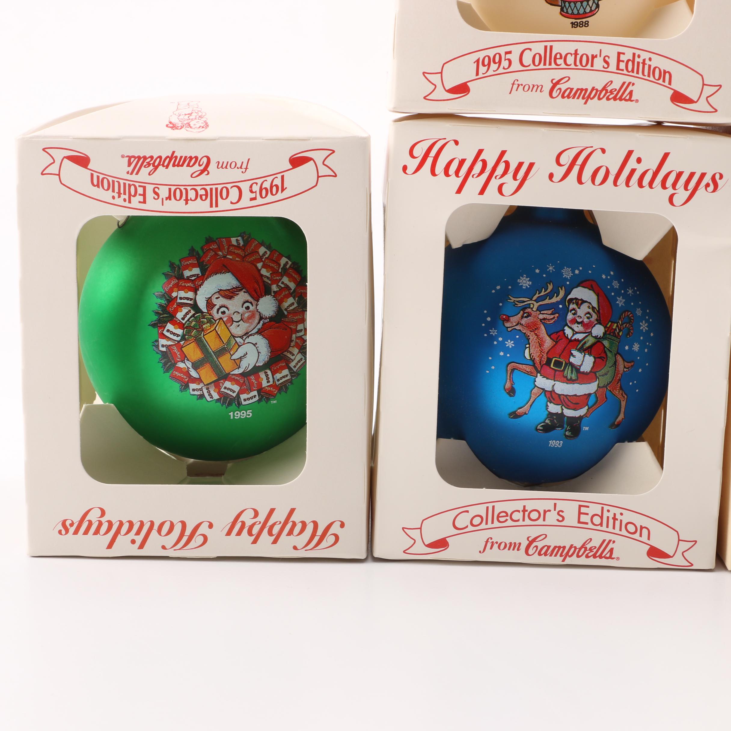 Campbell's Collector's Edition Christmas Ornaments