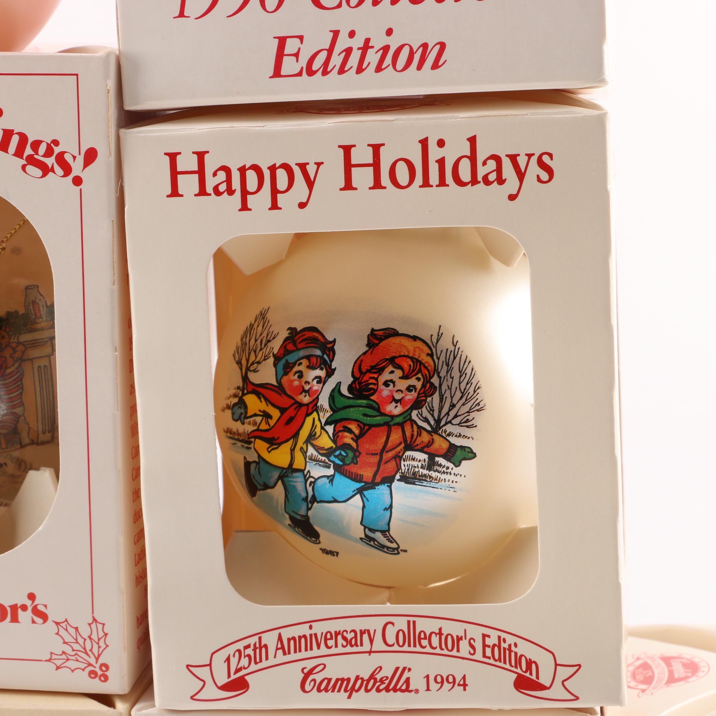 Campbell's Collector's Edition Christmas Ornaments